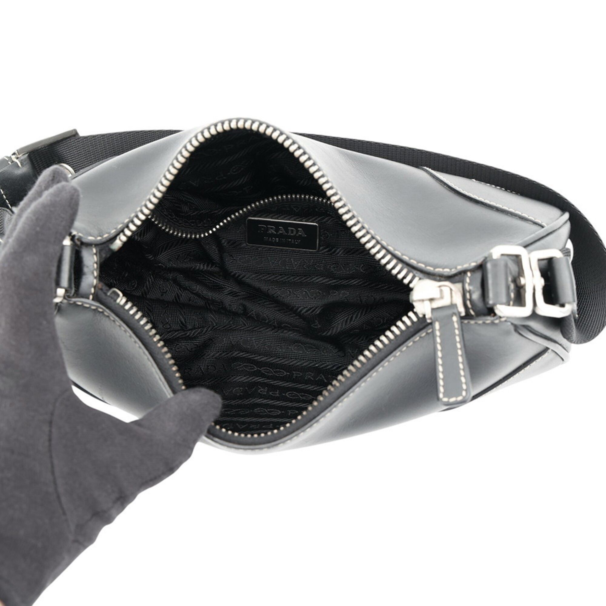 Leather Handbag Shoulder Bag (Pre-Owned) - Prada - Modalova