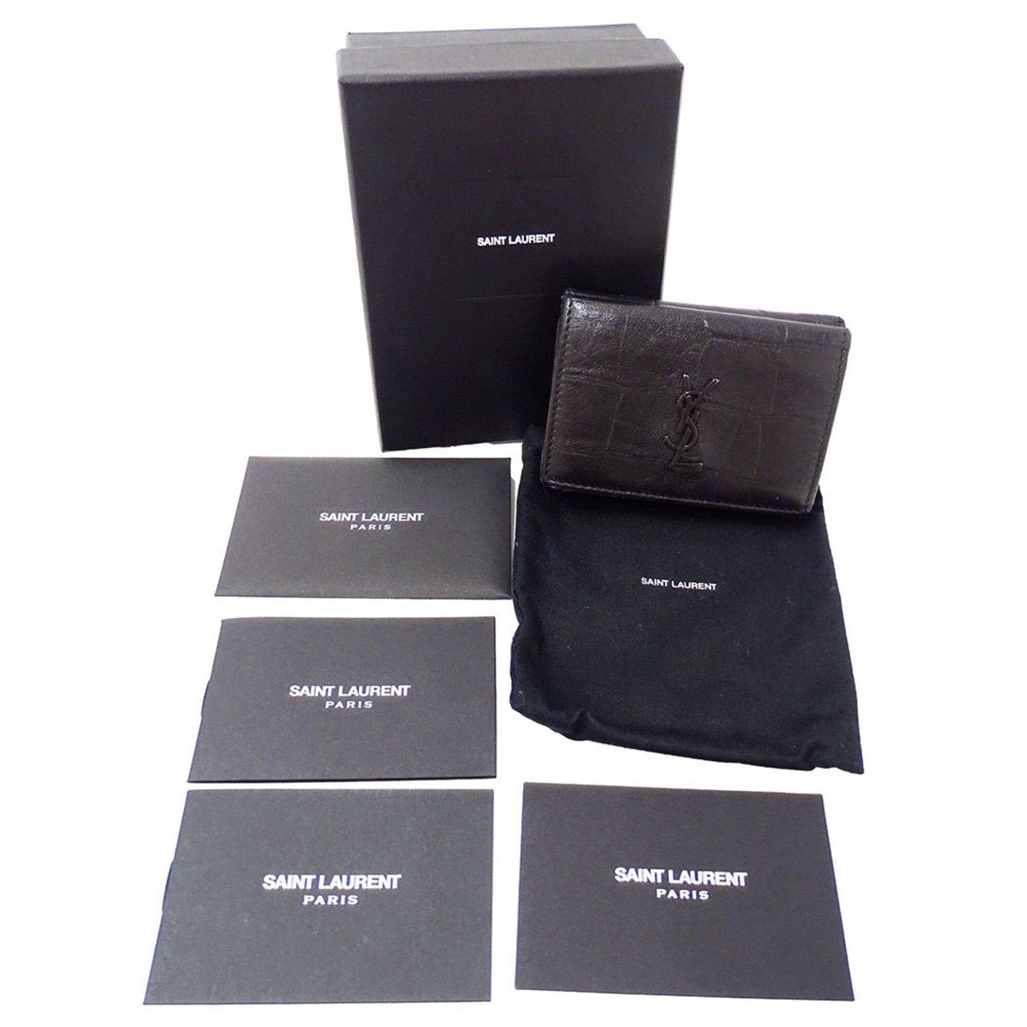 Leather Wallet (Tri-Fold) (Pre-Owned) - Saint Laurent - Modalova
