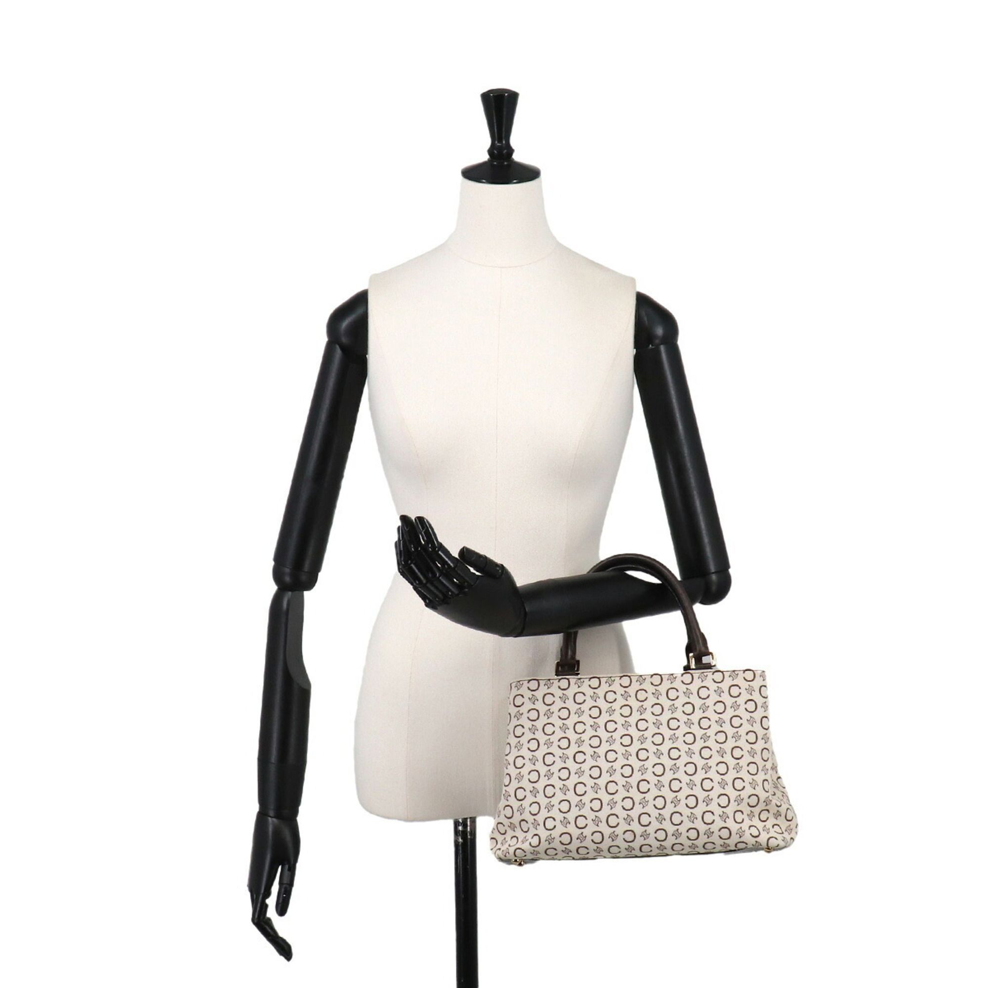 Macadam Canvas Leather Handbag (Pre-Owned) - Celine - Modalova