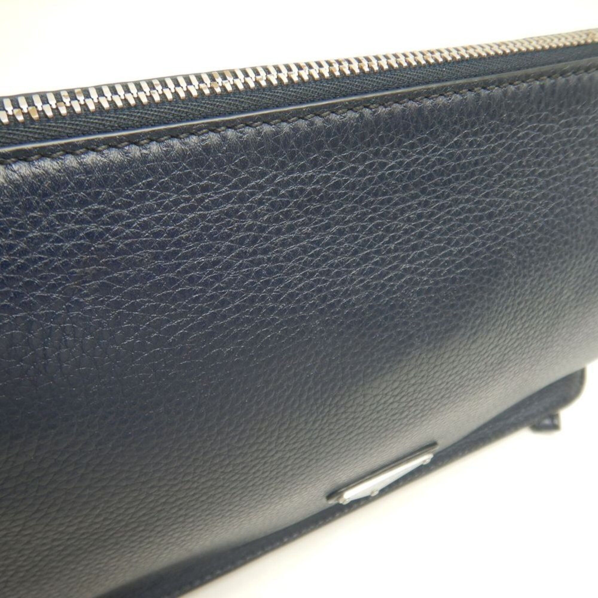 Leather Clutch Bag (Pre-Owned) - Prada - Modalova