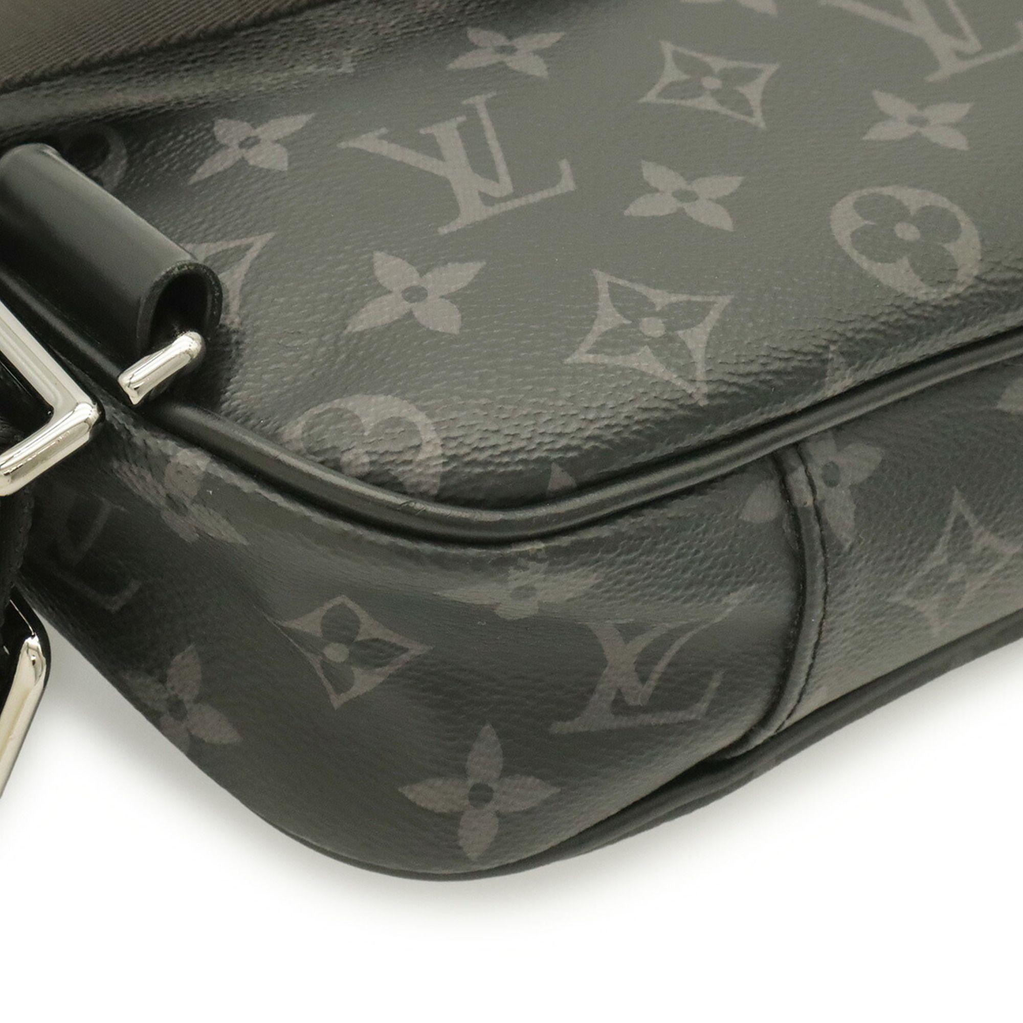 Monogram Eclipse Canvas Leather Clutch Bag Pouch Sling Bag (Pre-Owned) - Louis Vuitton - Modalova