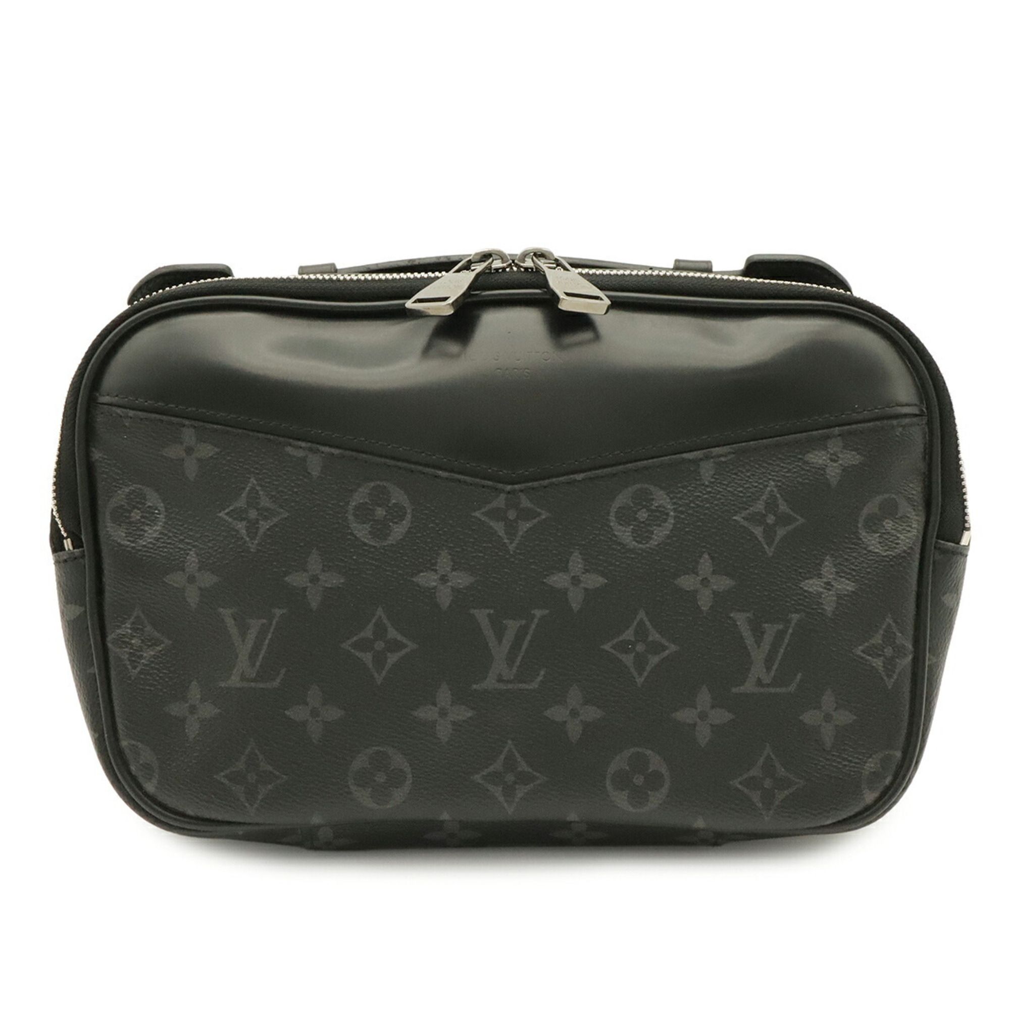 Monogram Eclipse Canvas Leather Clutch Bag Pouch Sling Bag (Pre-Owned) - Louis Vuitton - Modalova
