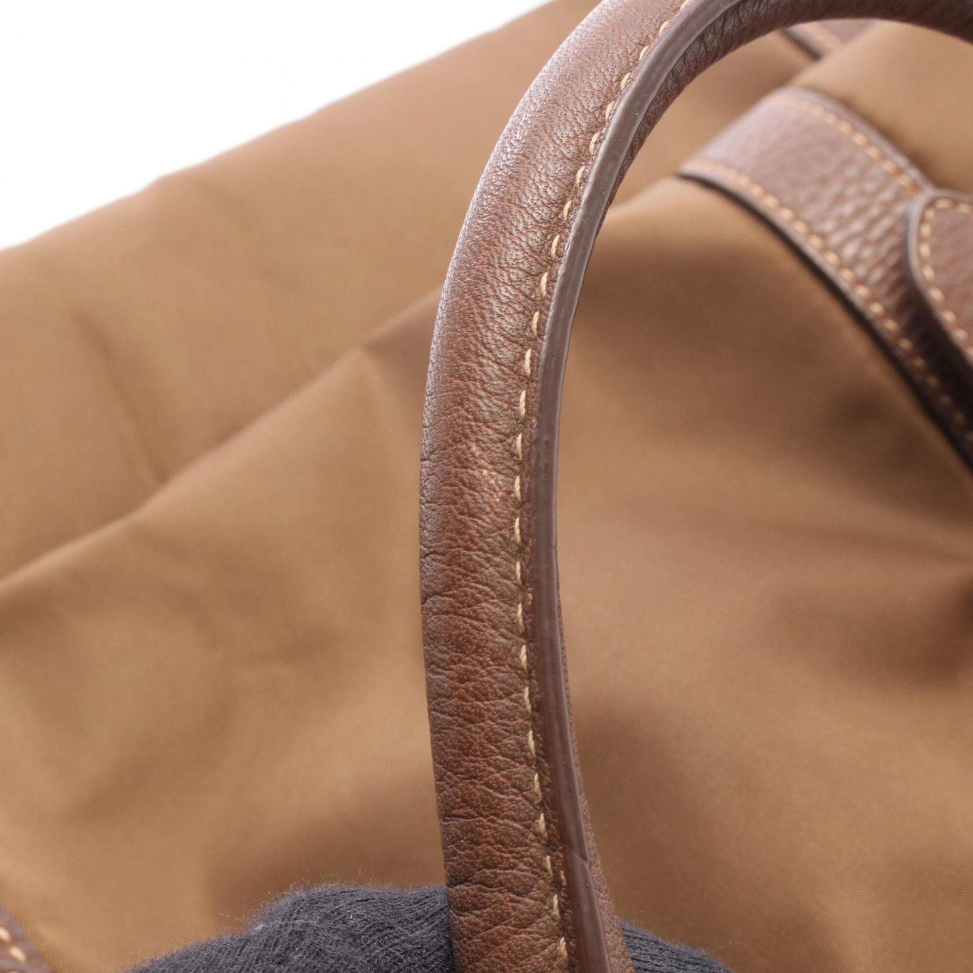Nylon Leather Handbag (Pre-Owned) - Prada - Modalova