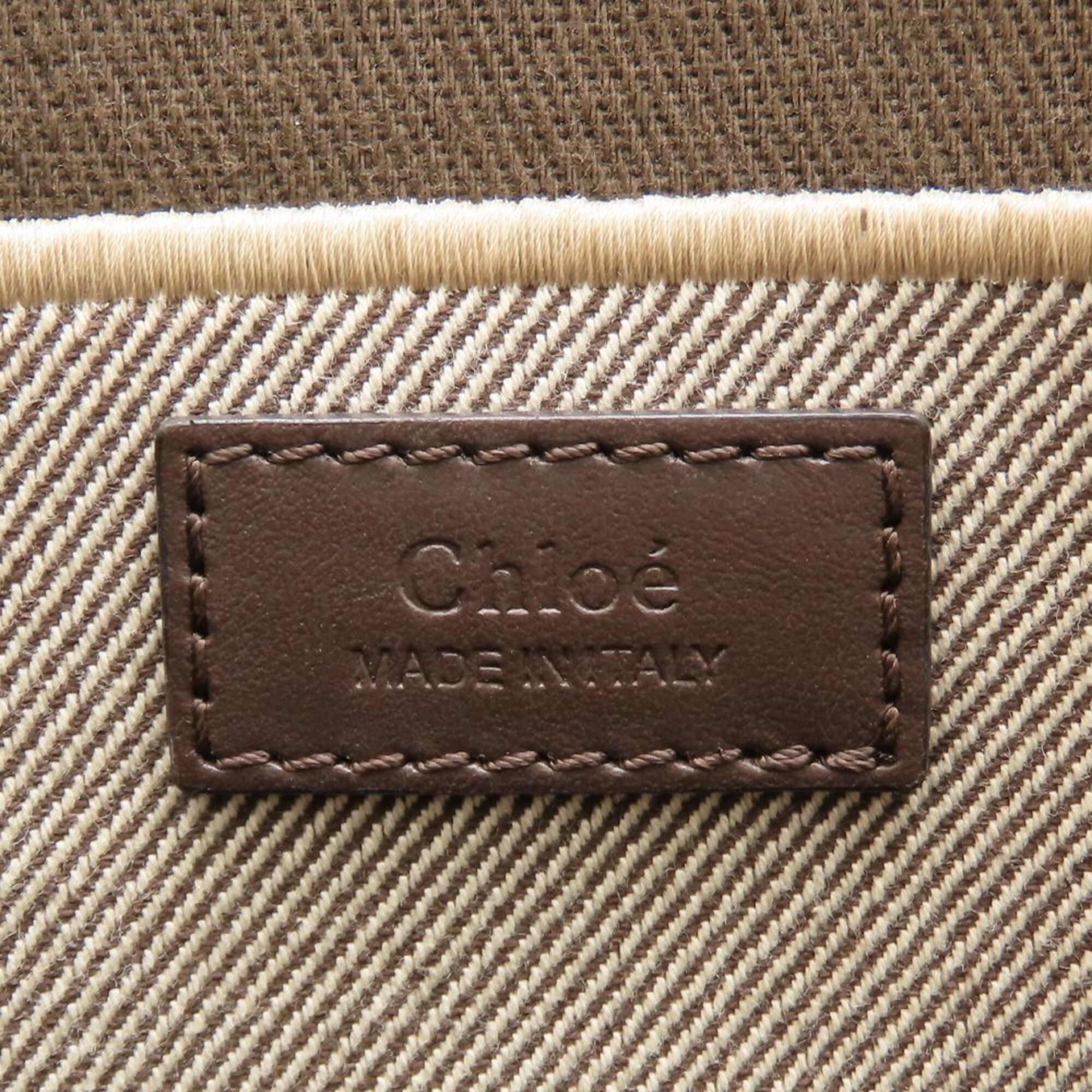 Canvas Leather Tote Bag (Pre-Owned) - Chloé - Modalova