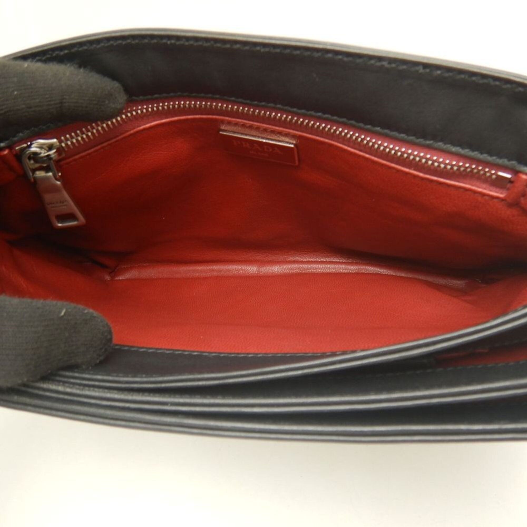 Leather Shoulder Bag (Pre-Owned) - Prada - Modalova