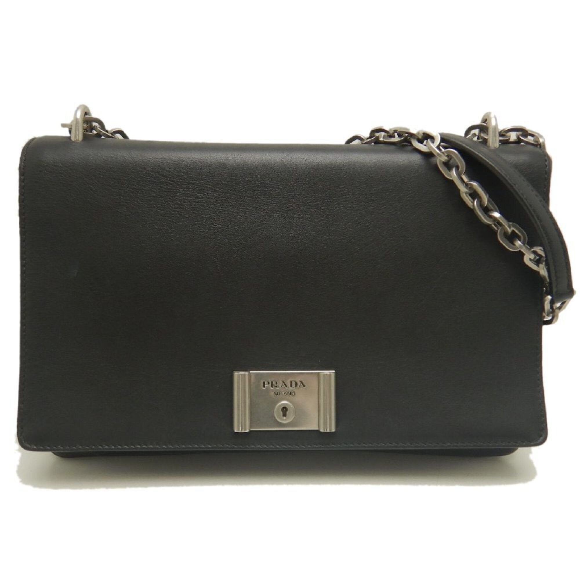 Leather Shoulder Bag (Pre-Owned) - Prada - Modalova