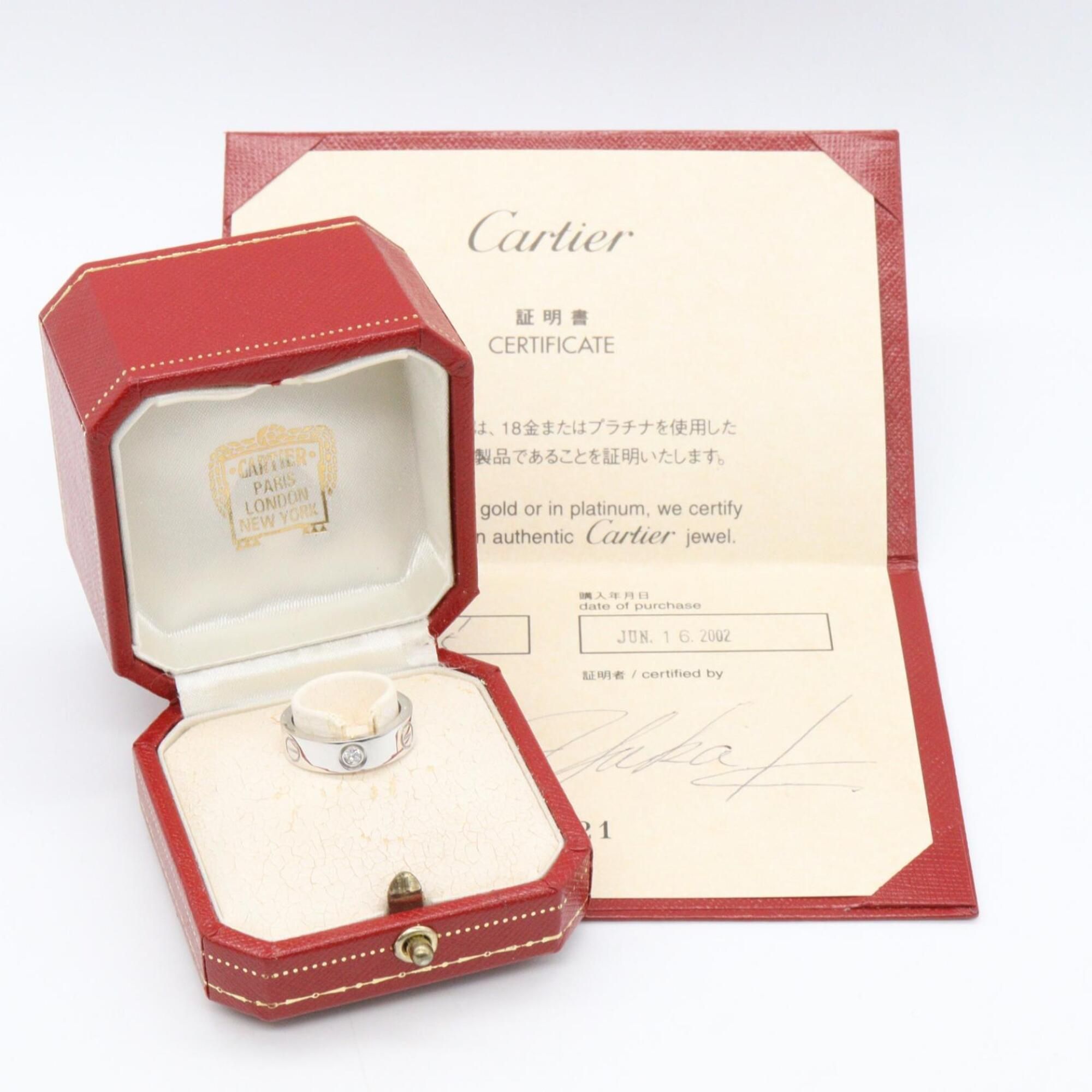 White Gold (18K) Band Ring (Pre-Owned) - Cartier - Modalova
