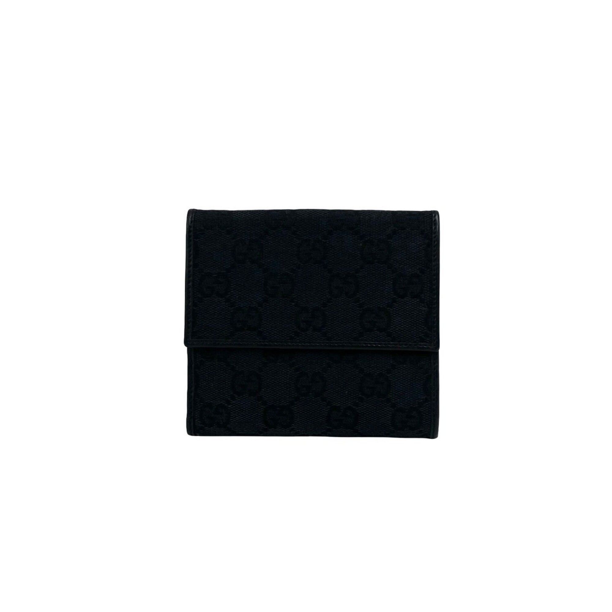 Canvas Leather Wallet (Bi-Fold) (Pre-Owned) - Gucci - Modalova