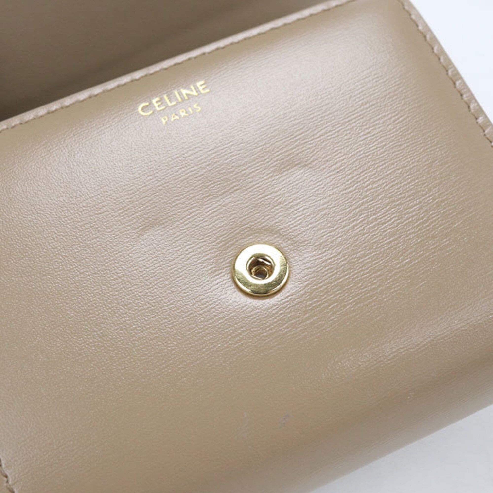 Leather Wallet (Tri-Fold) (Pre-Owned) - Celine - Modalova