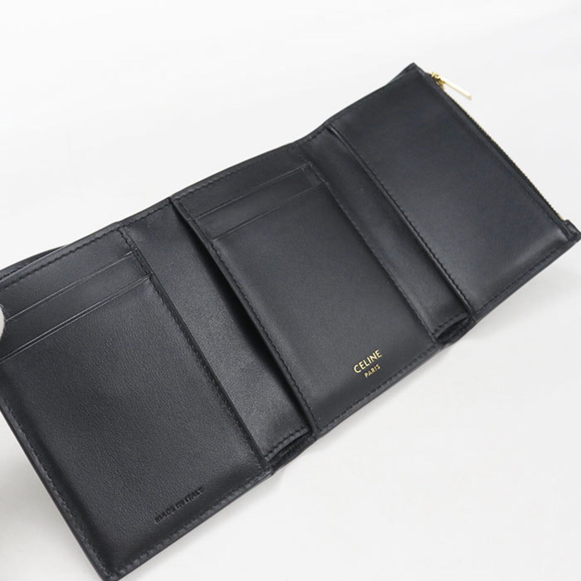 Leather Wallet (Tri-Fold) (Pre-Owned) - Celine - Modalova