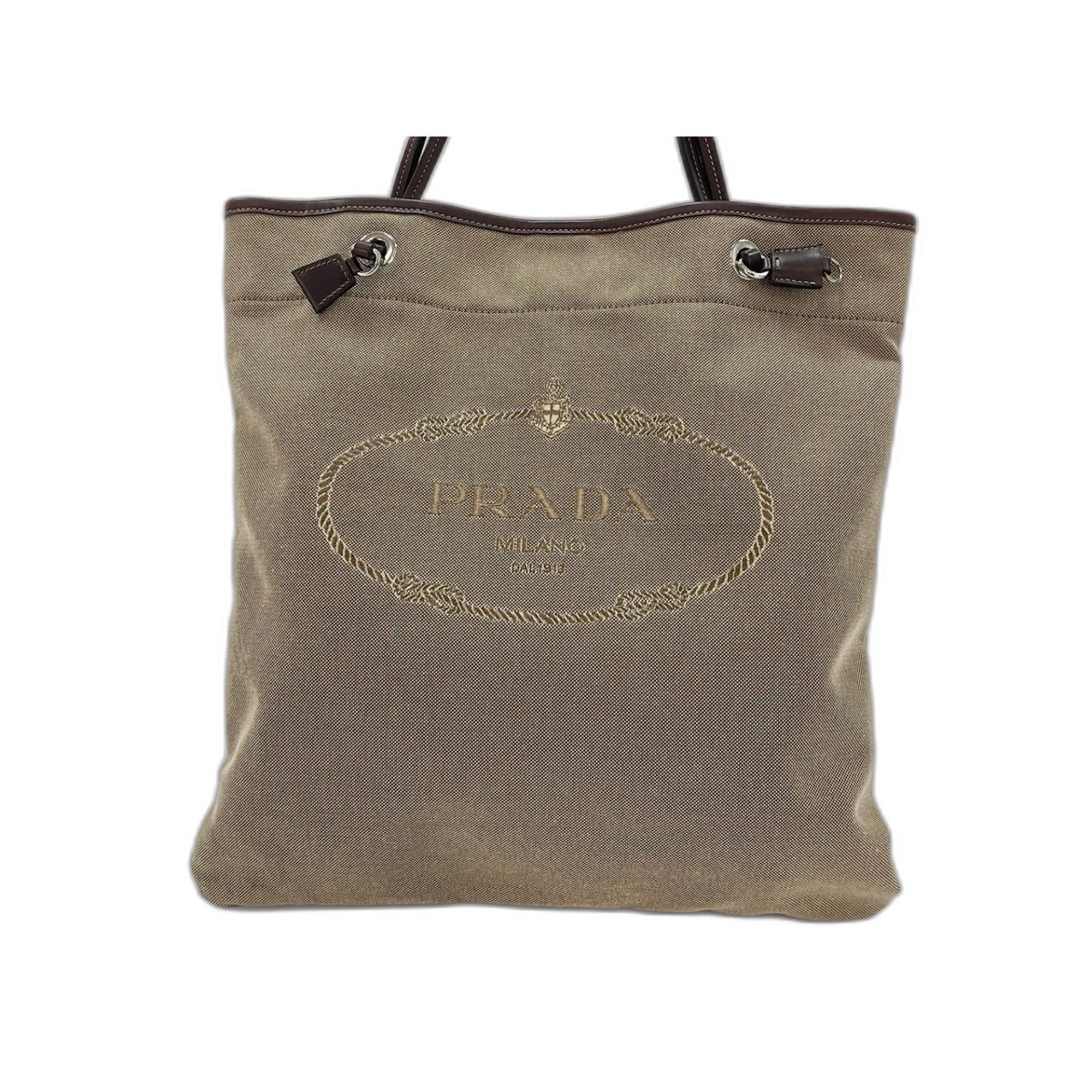 Canvas Tote Bag (Pre-Owned) - Prada - Modalova