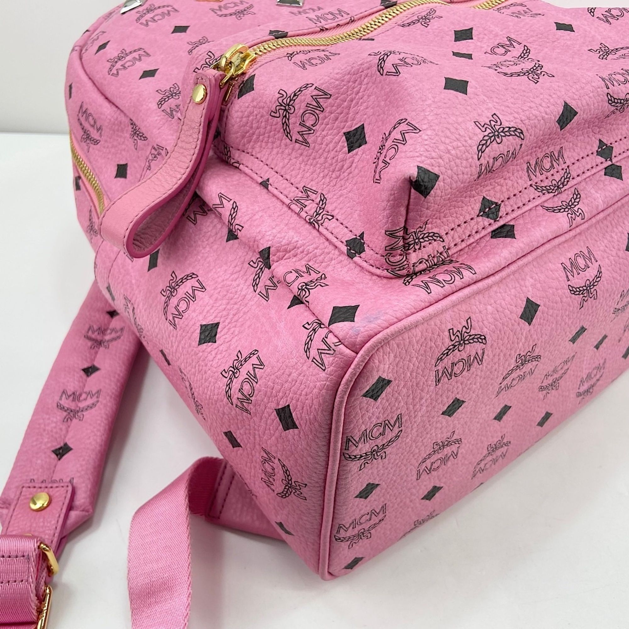 Leather Backpack (Pre-Owned) - MCM - Modalova