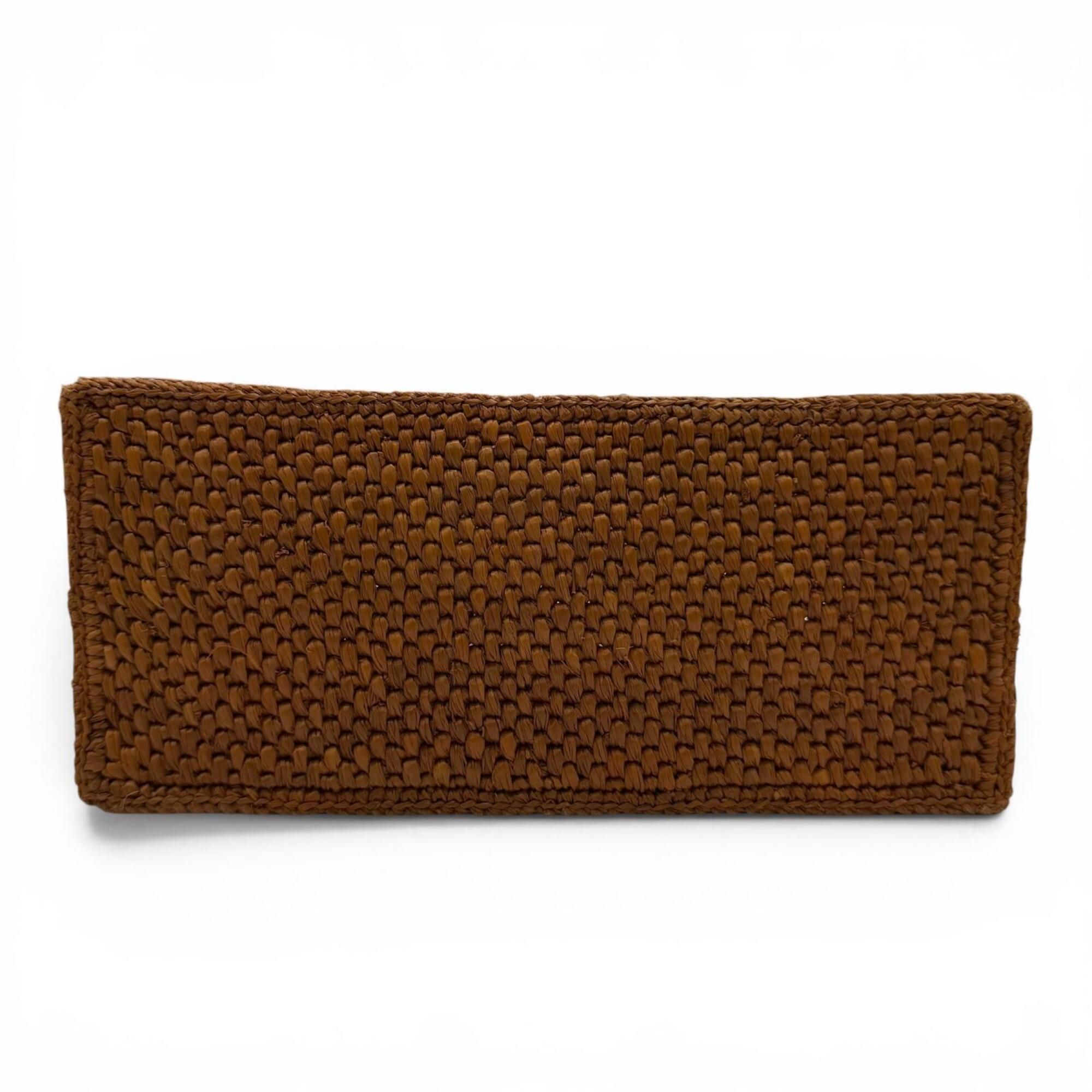 Raffia Leather Handbag Shoulder Bag (Pre-Owned) - Loewe - Modalova