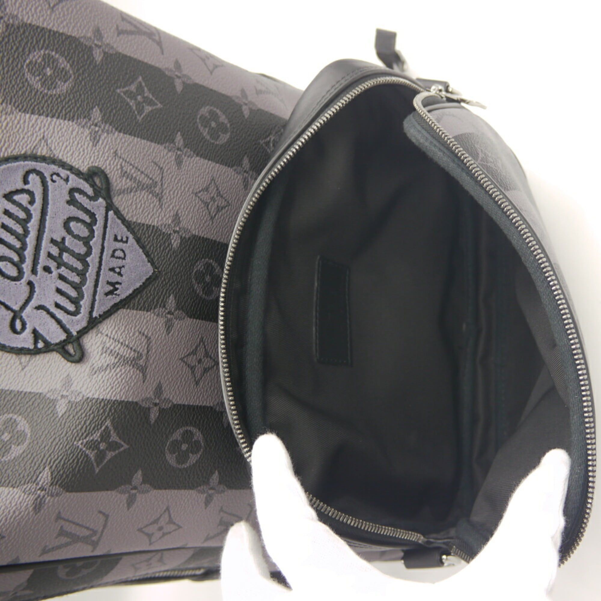 Coated Canvas Backpack Pouch (Pre-Owned) - Louis Vuitton - Modalova