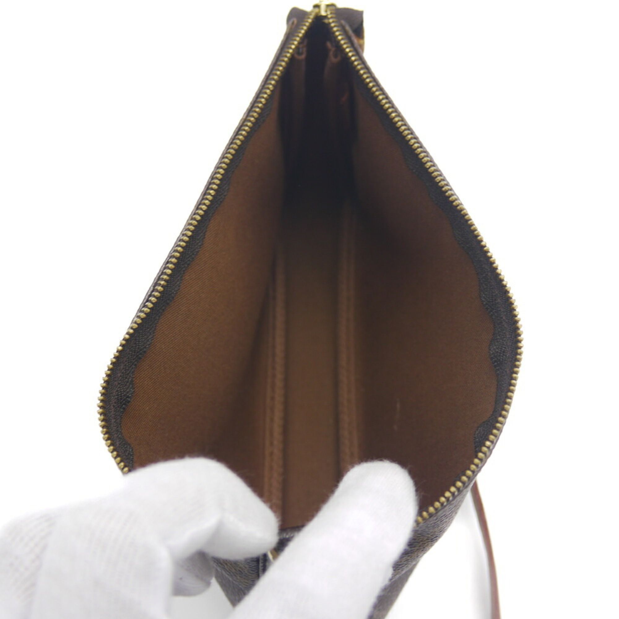 Monogram Leather Pochette Pouch (Pre-Owned) - Louis Vuitton - Modalova