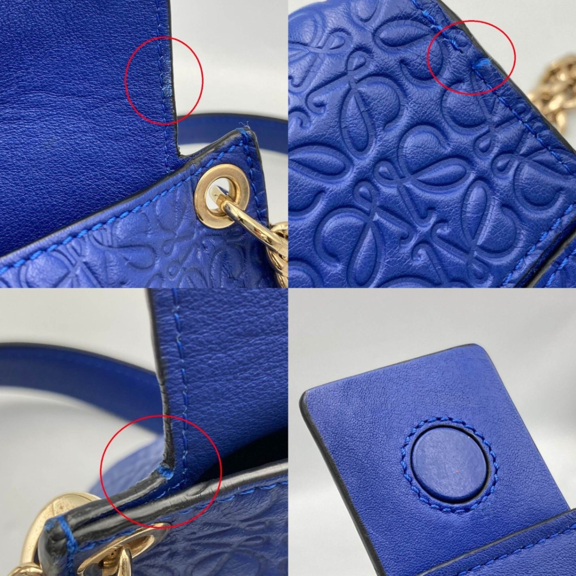 Avenue Leather Shoulder Bag (Pre-Owned) - Loewe - Modalova