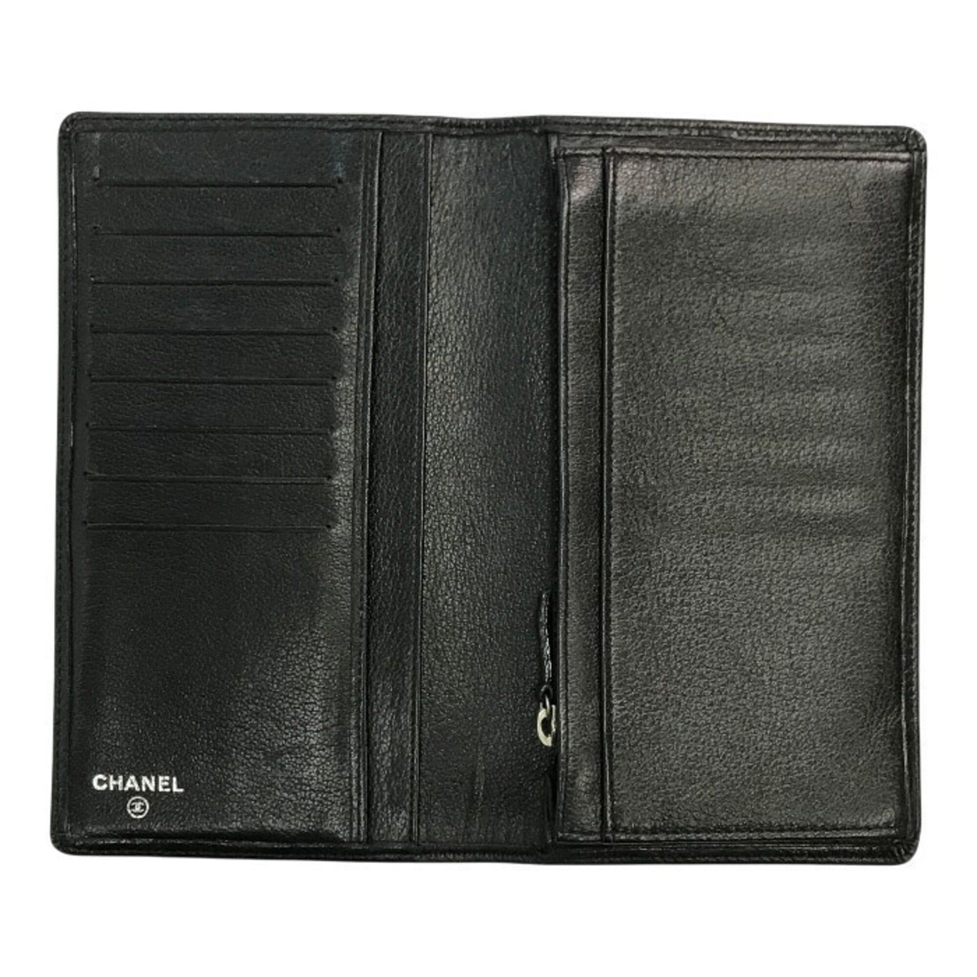 Camellia Leather Long Wallet (Bi-Fold) (Pre-Owned) - Chanel - Modalova