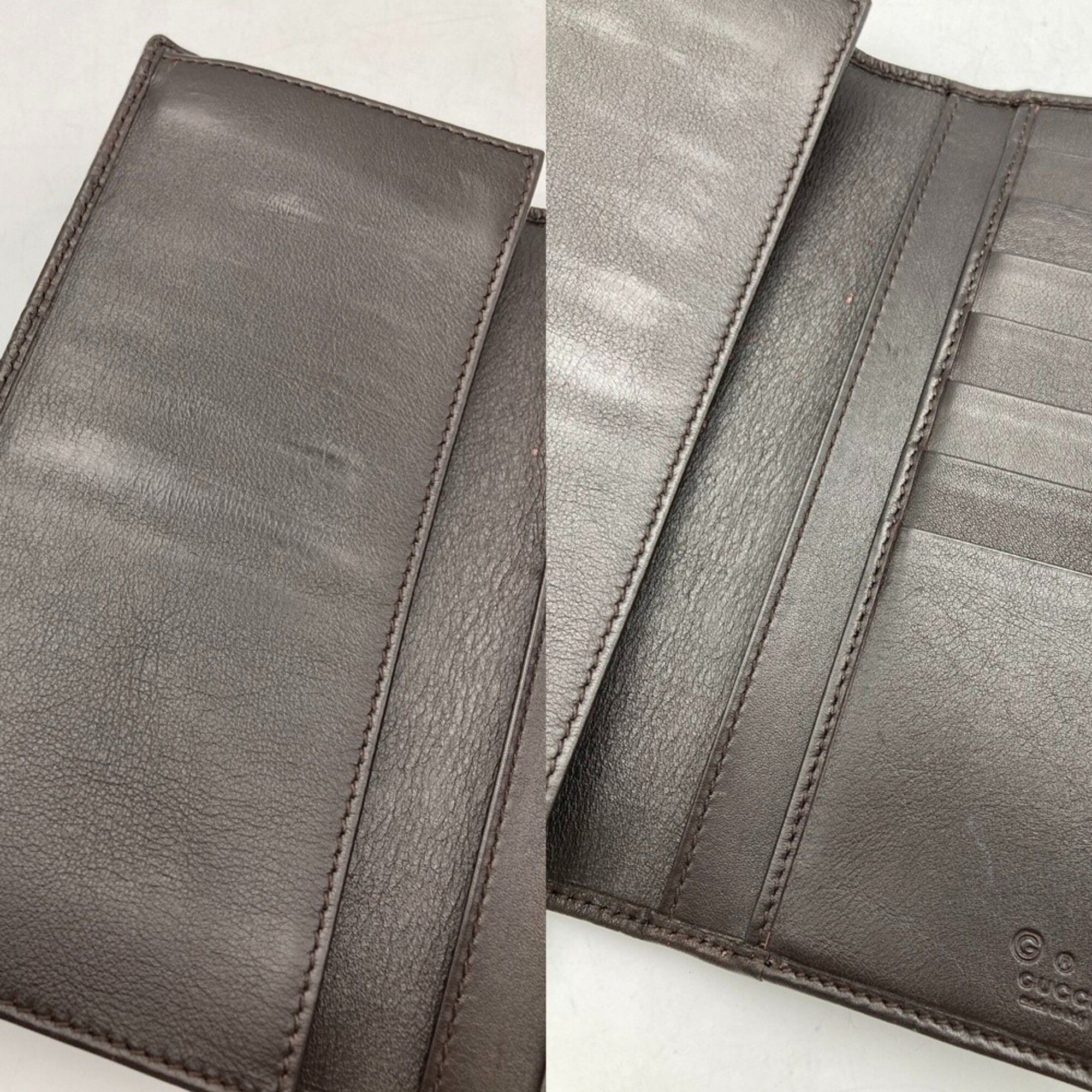 Leather Long Wallet (Bi-Fold) (Pre-Owned) - Gucci - Modalova