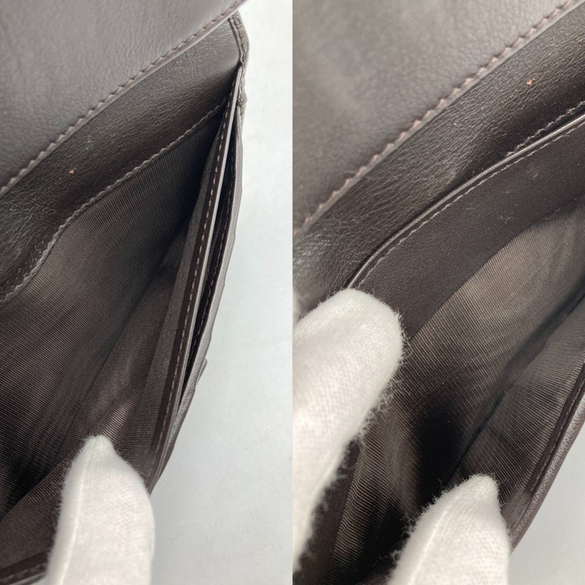 Leather Long Wallet (Bi-Fold) (Pre-Owned) - Gucci - Modalova