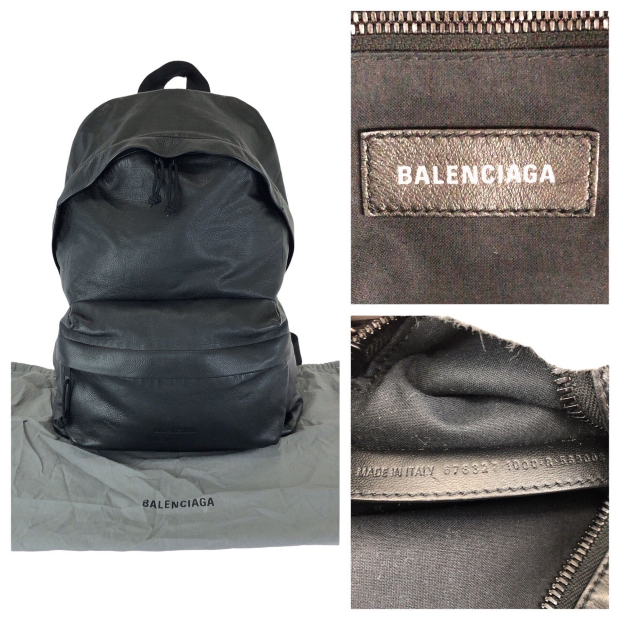 Leather Backpack (Pre-Owned) - Balenciaga - Modalova