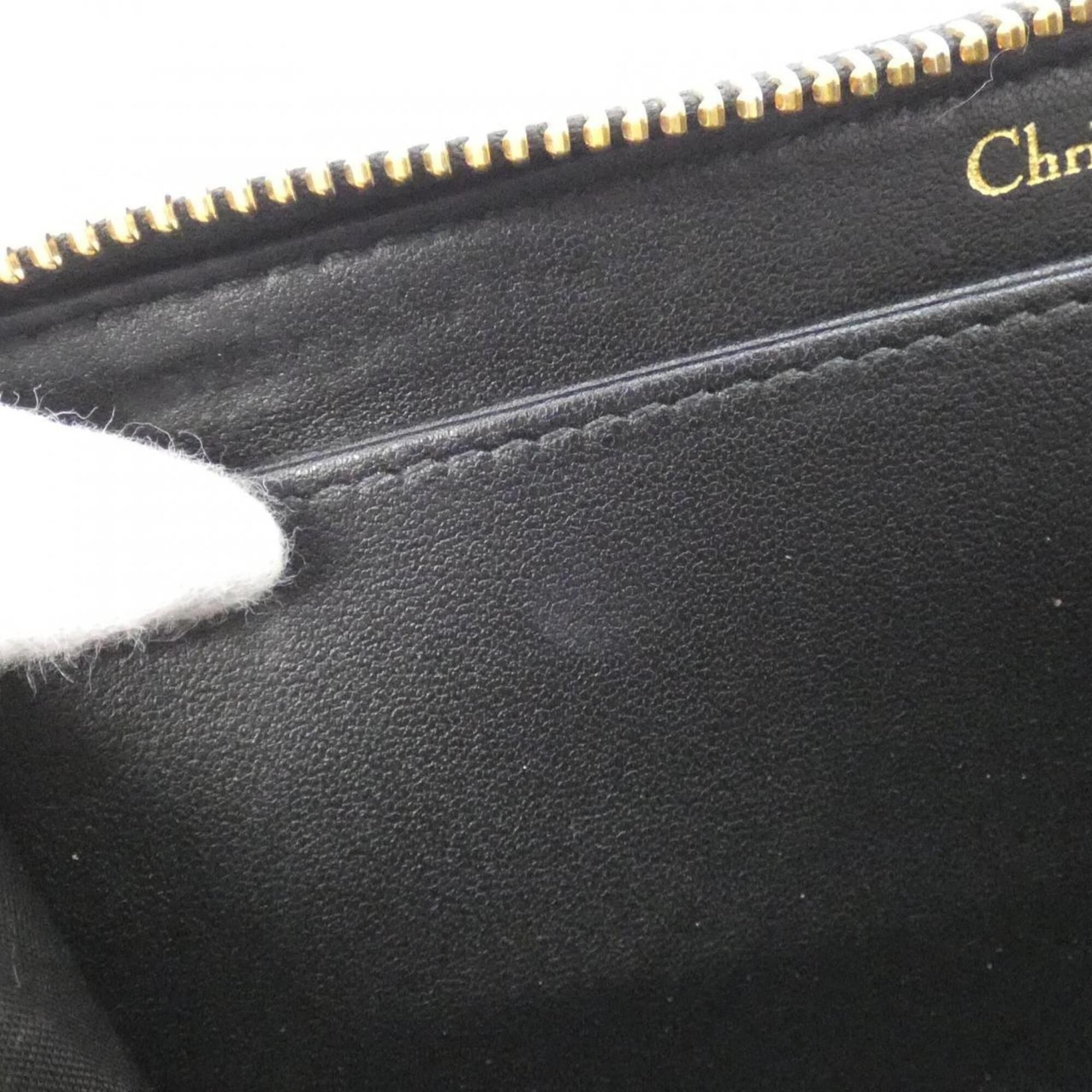 Leather Long Wallet (Bi-Fold) (Pre-Owned) - Christian Dior - Modalova