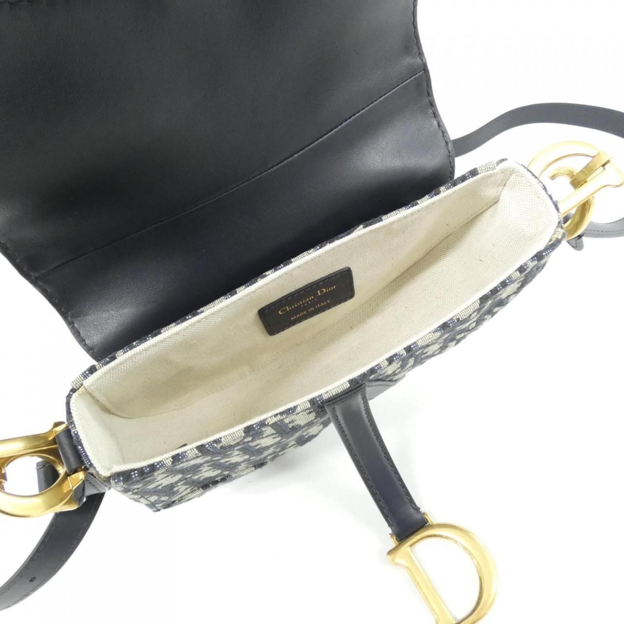 Canvas Leather Shoulder Bag (Pre-Owned) - Christian Dior - Modalova