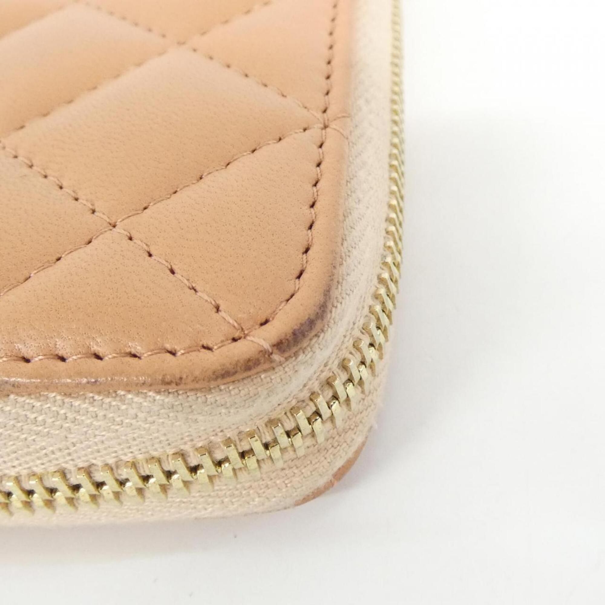 Leather Long Wallet (Bi-Fold) (Pre-Owned) - Chanel - Modalova