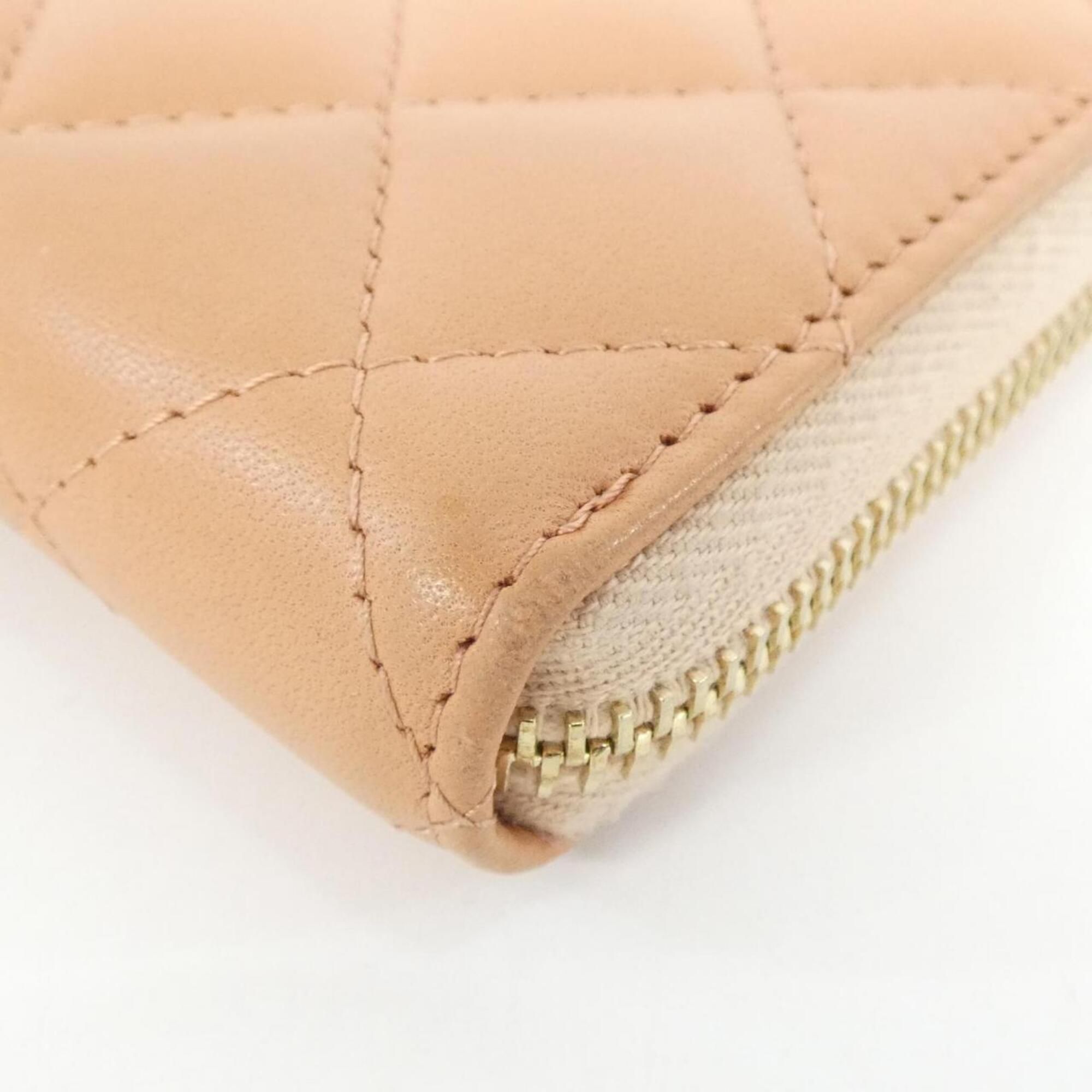 Leather Long Wallet (Bi-Fold) (Pre-Owned) - Chanel - Modalova
