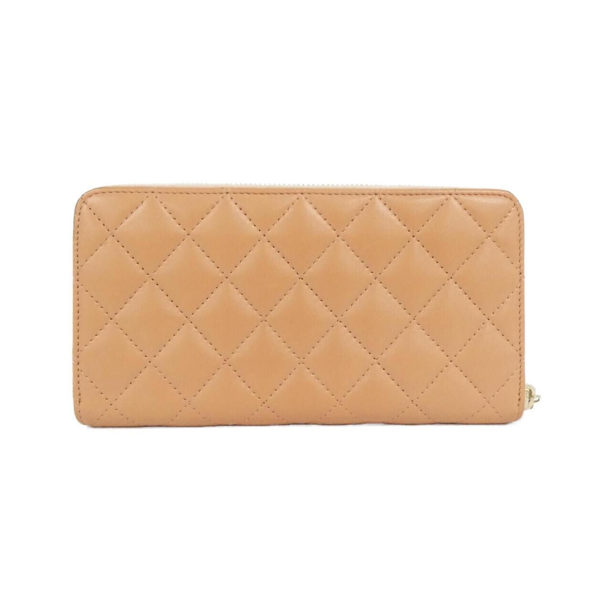 Leather Long Wallet (Bi-Fold) (Pre-Owned) - Chanel - Modalova