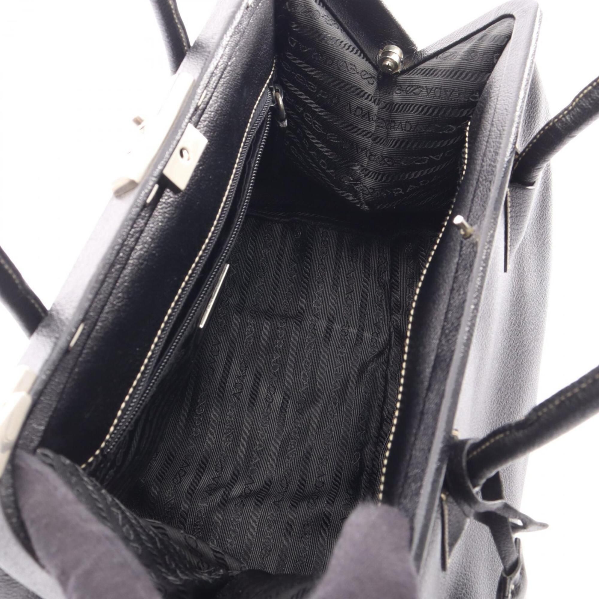 Leather Handbag (Pre-Owned) - Prada - Modalova