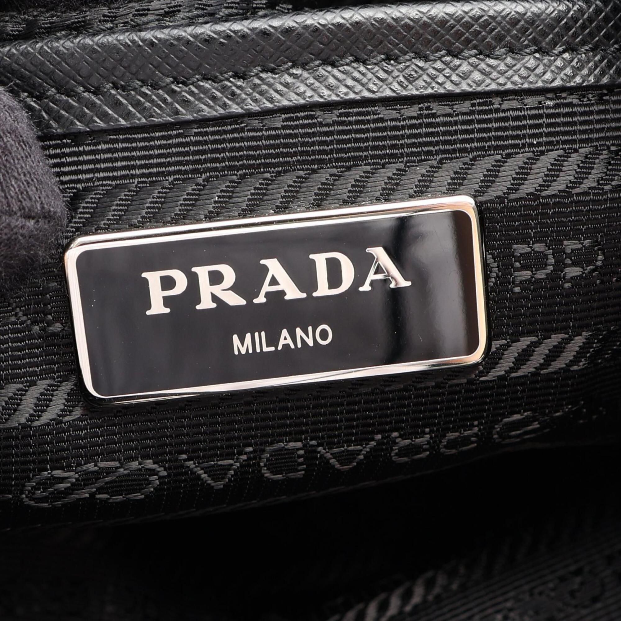 Nylon Leather Backpack Handbag (Pre-Owned) - Prada - Modalova
