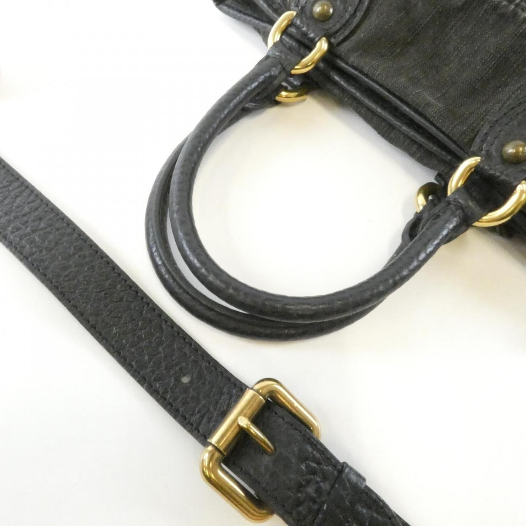 Denim Canvas Handbag (Pre-Owned) - Louis Vuitton - Modalova