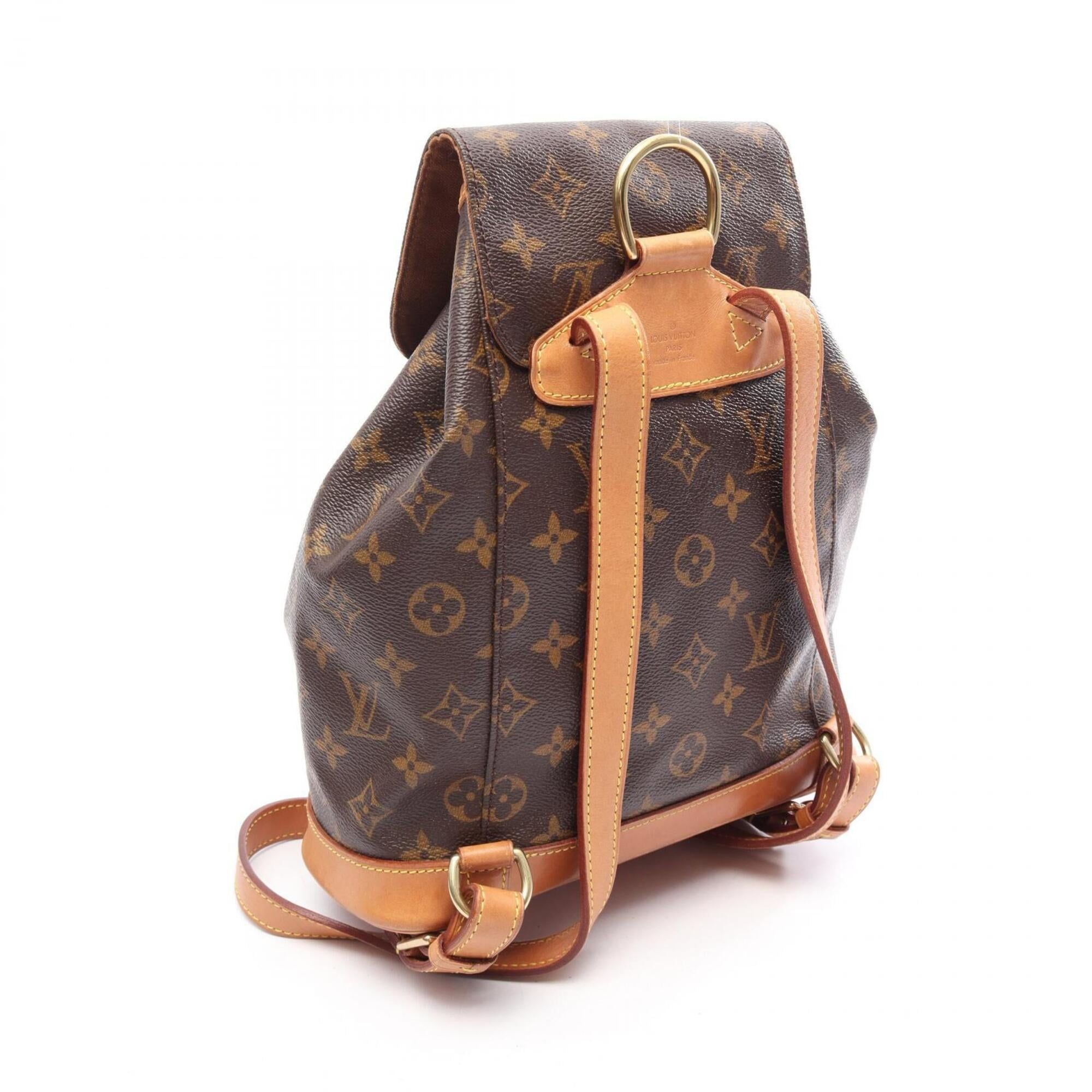 Coated Canvas Leather Backpack Handbag (Pre-Owned) - Louis Vuitton - Modalova