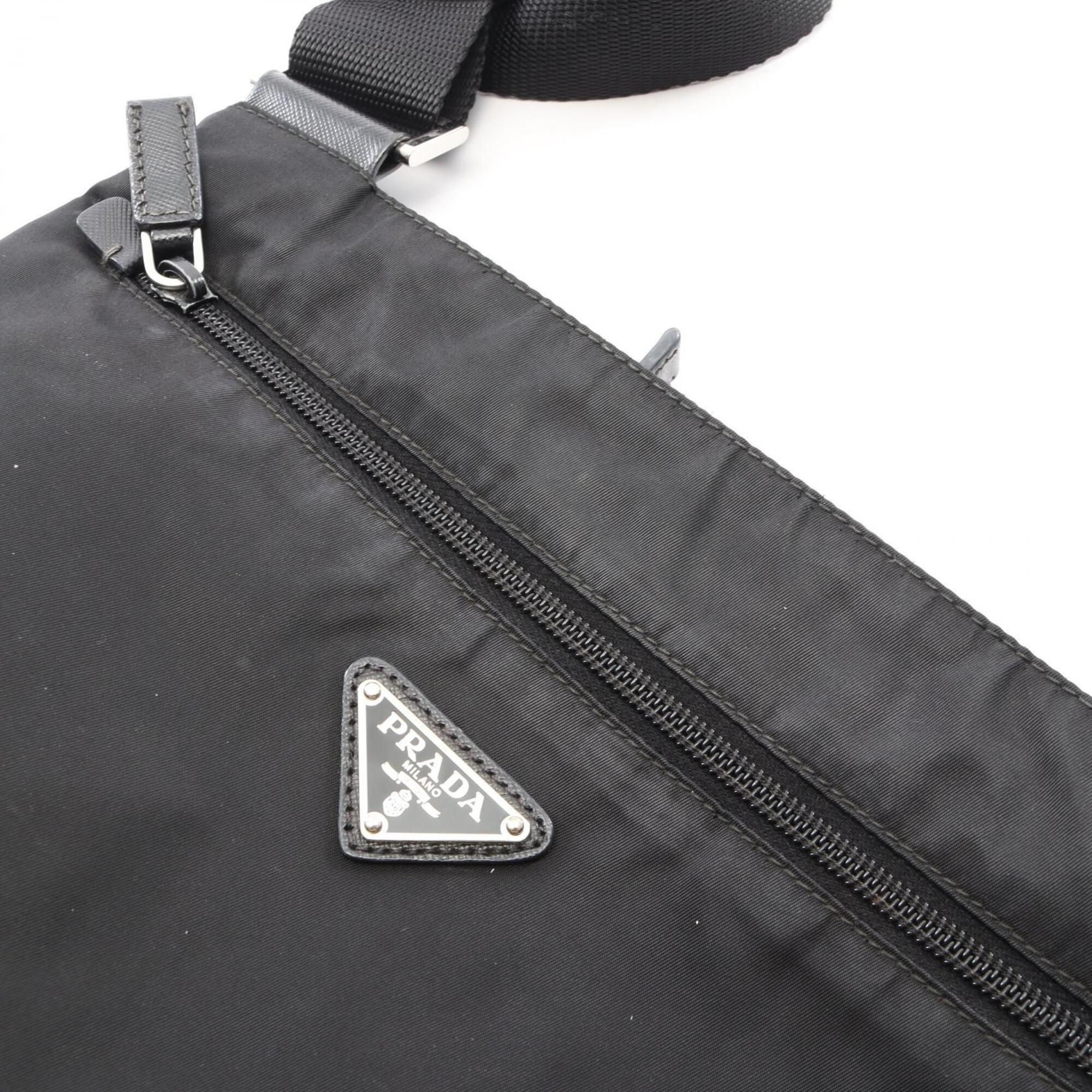 Nylon Leather Handbag Shoulder Bag (Pre-Owned) - Prada - Modalova