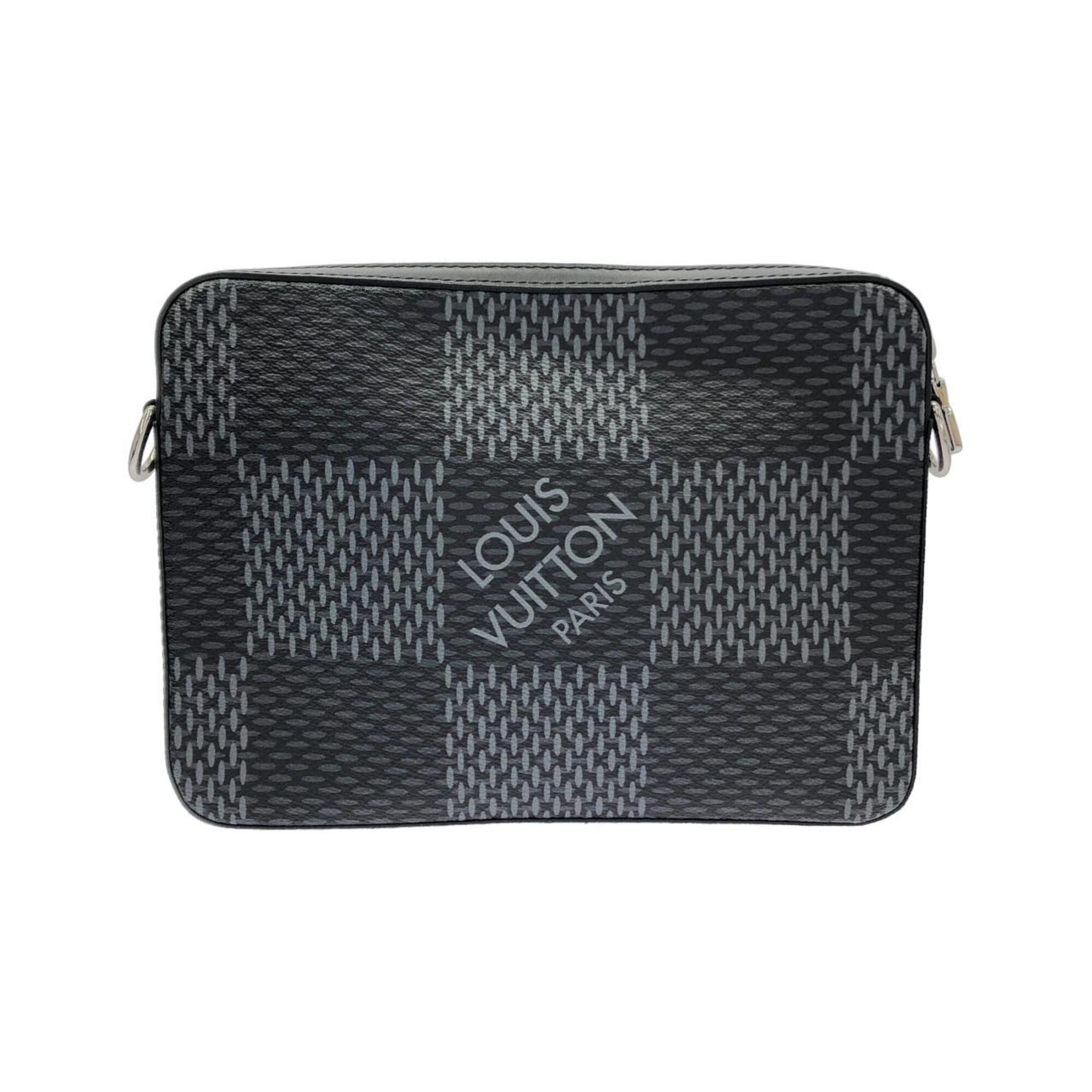 Coated Canvas Pouch Shoulder Bag (Pre-Owned) - Louis Vuitton - Modalova