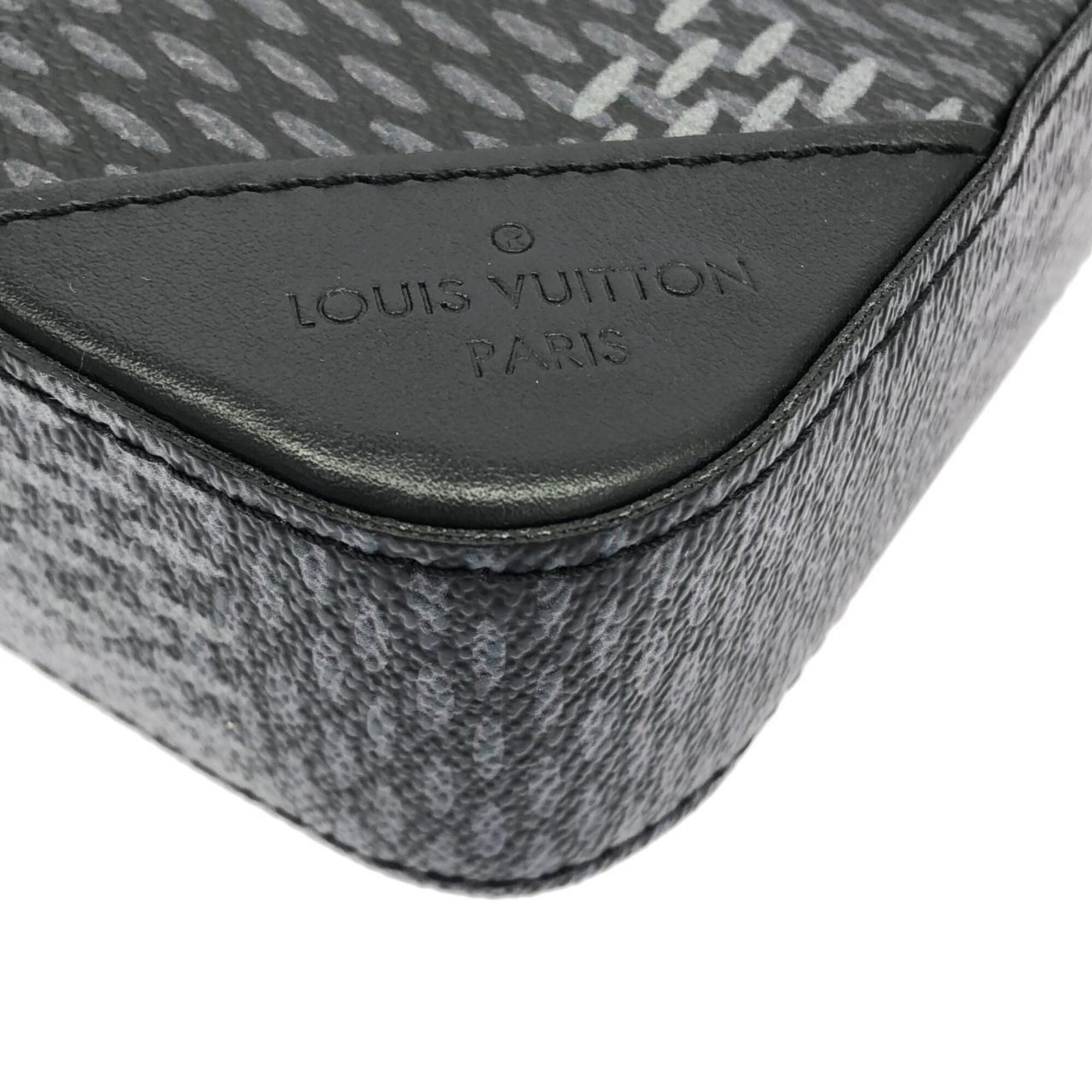 Coated Canvas Pouch Shoulder Bag (Pre-Owned) - Louis Vuitton - Modalova