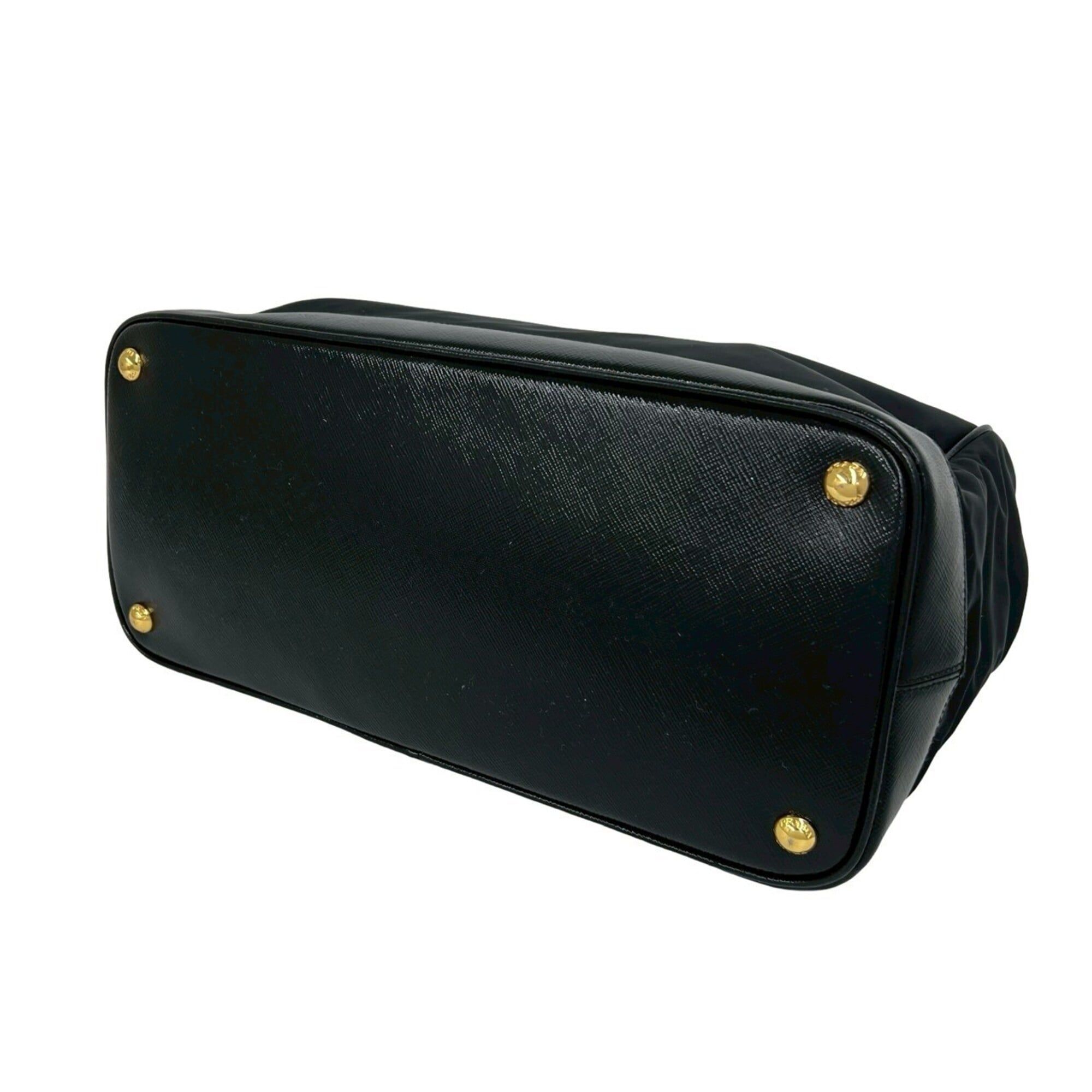 Nylon Leather Handbag (Pre-Owned) - Prada - Modalova