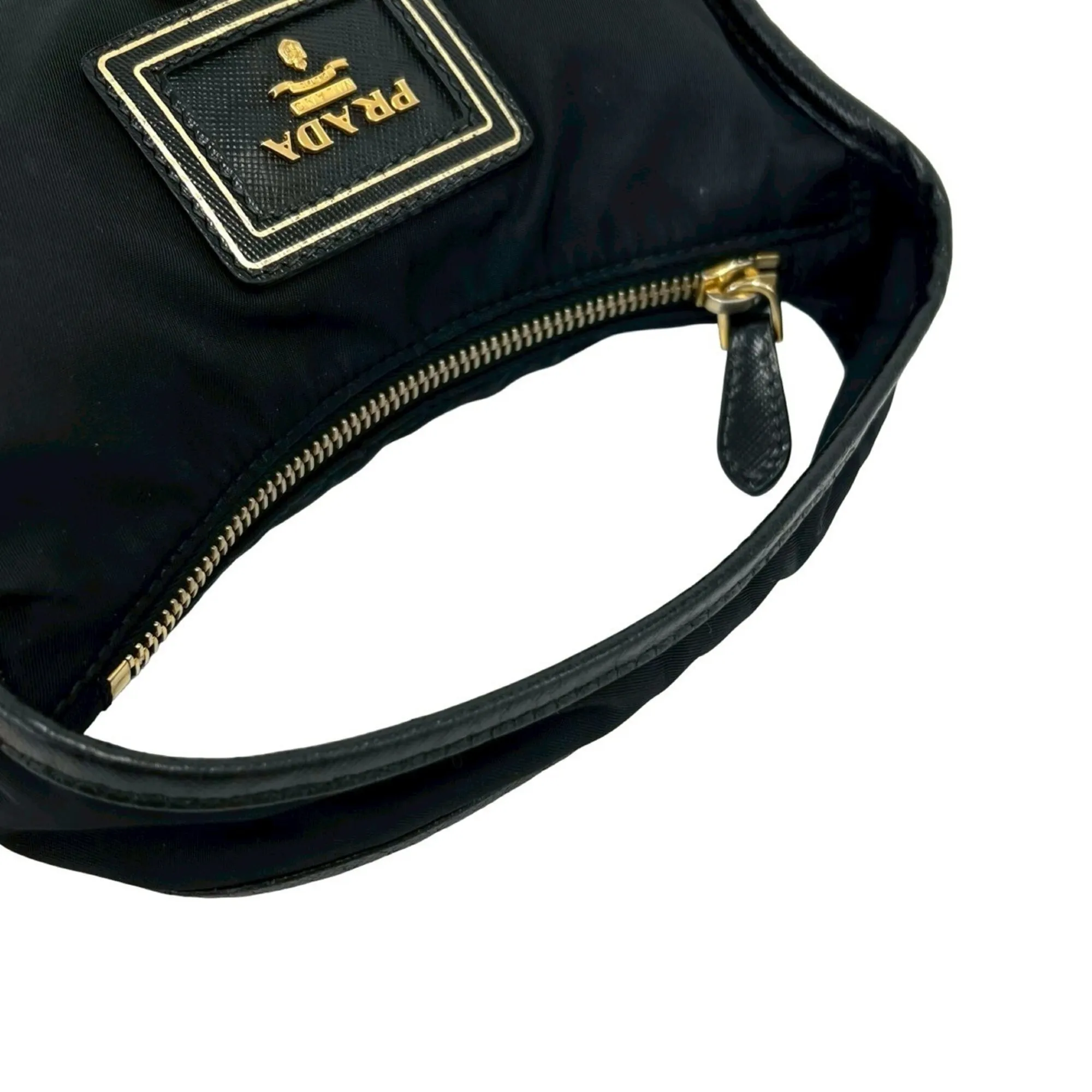 Nylon Leather Handbag Shoulder Bag (Pre-Owned) - Prada - Modalova