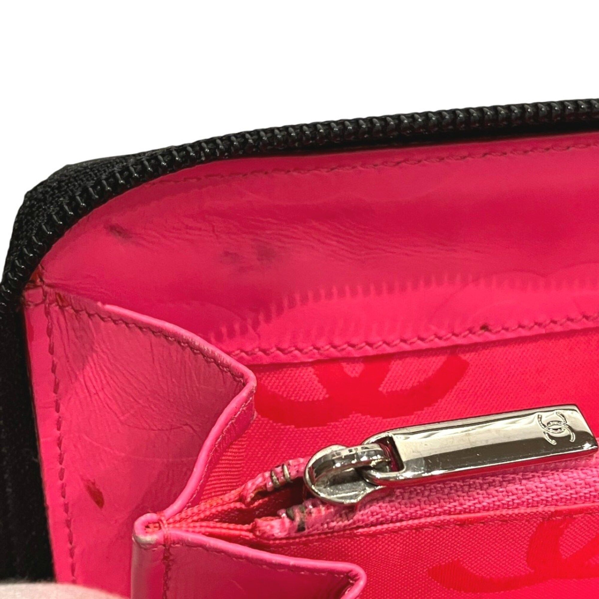 Leather Long Wallet (Bi-Fold) (Pre-Owned) - Chanel - Modalova