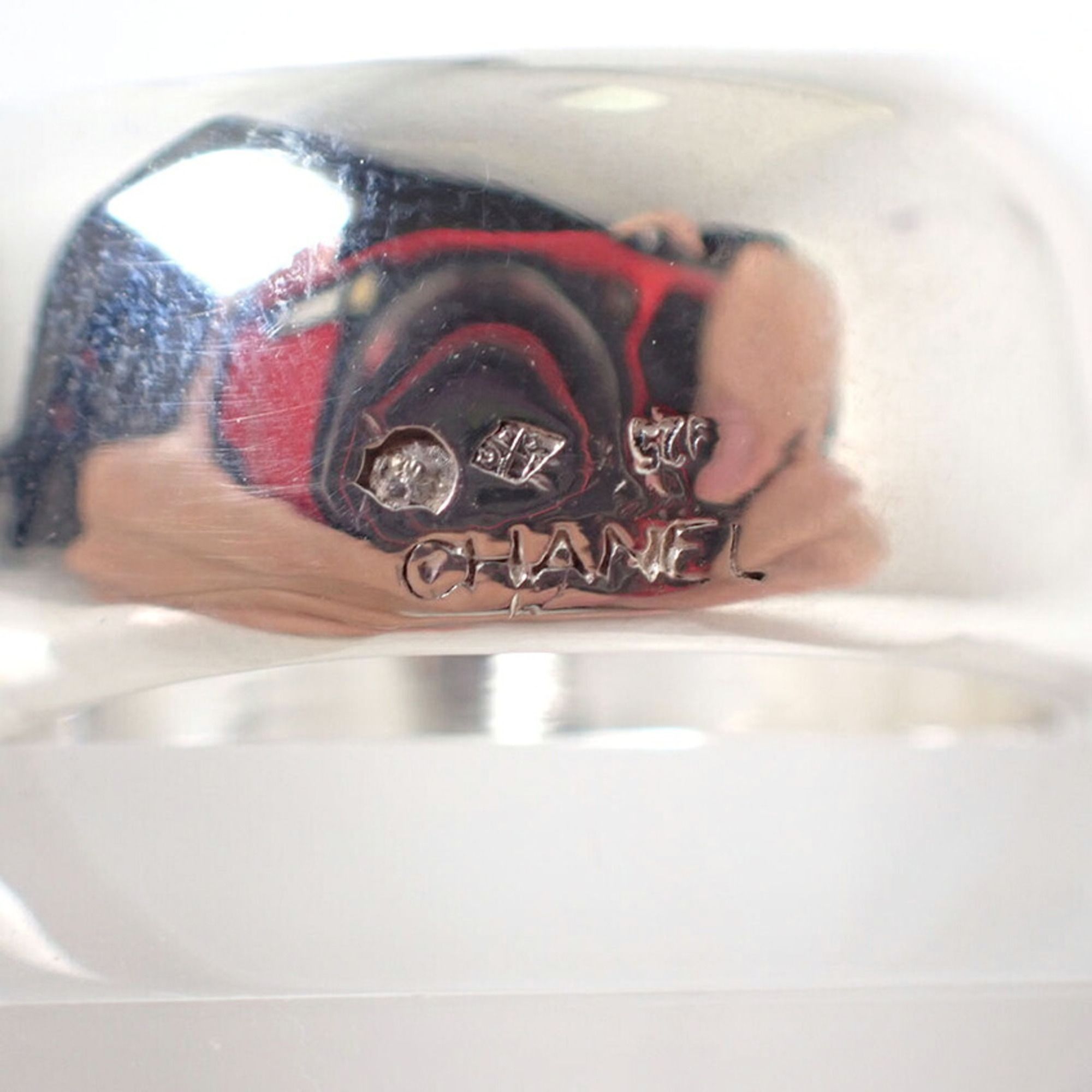 Sterling Silver 925 Band Ring (Pre-Owned) - Chanel - Modalova