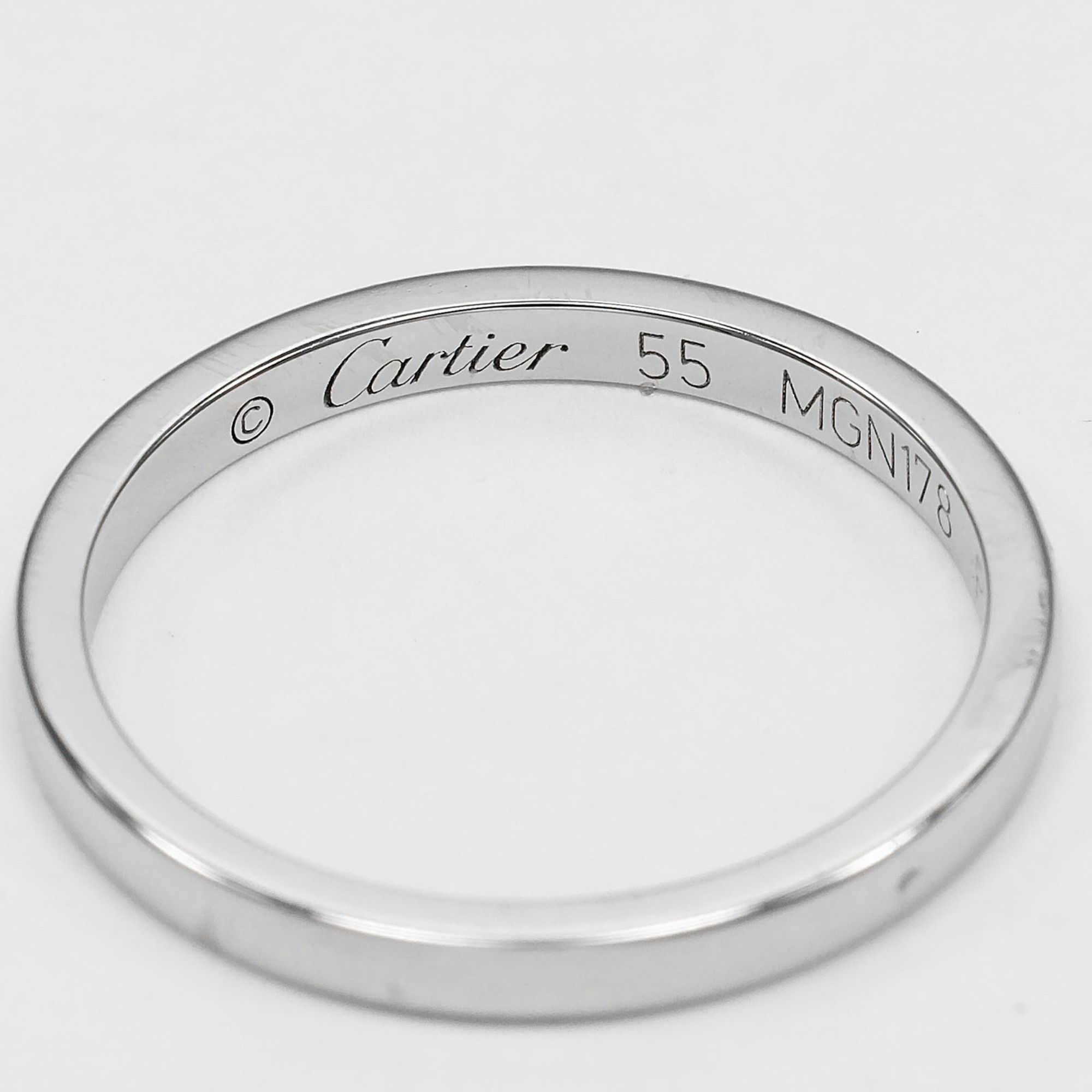 Platinum 950 Band Ring (Pre-Owned) - Cartier - Modalova