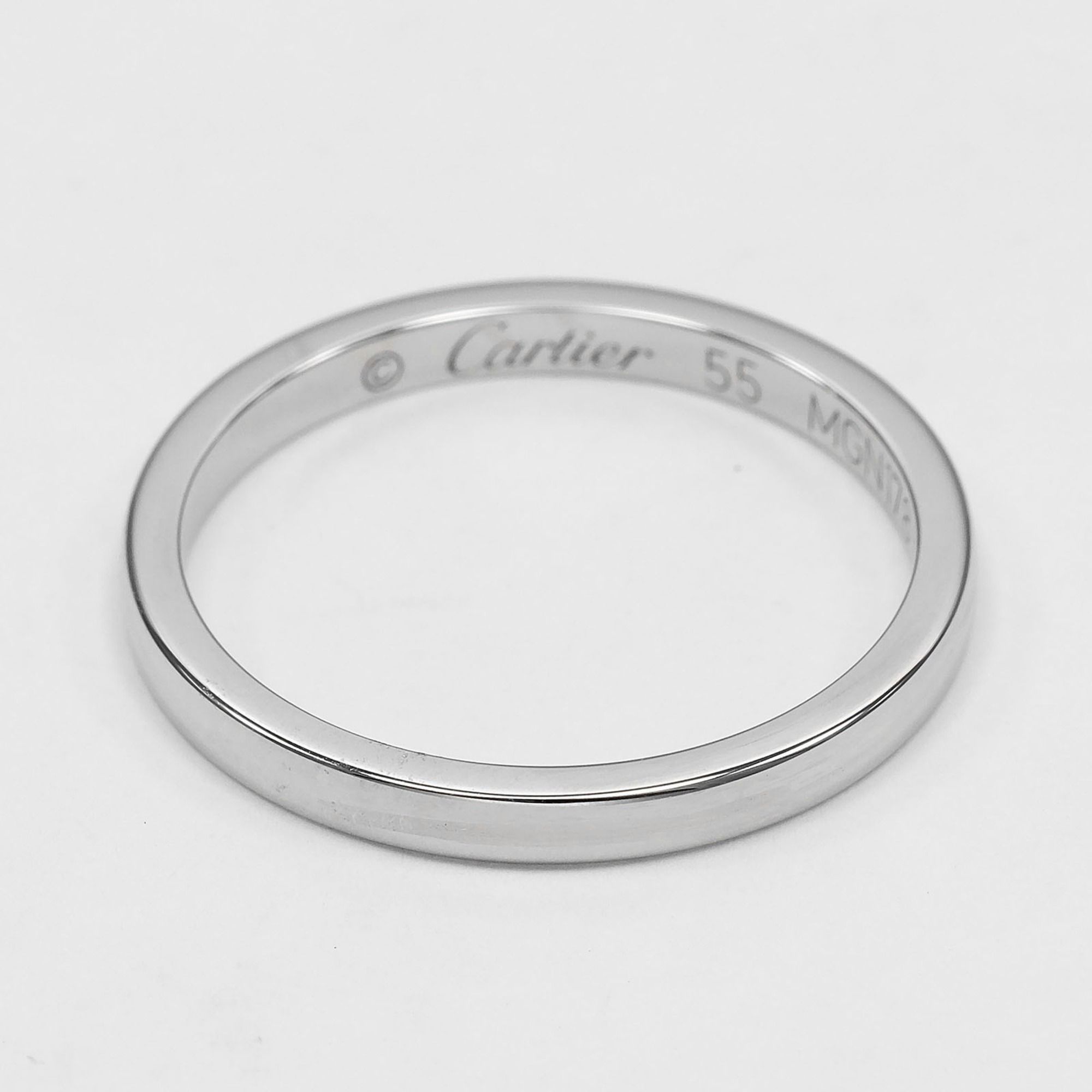 Platinum 950 Band Ring (Pre-Owned) - Cartier - Modalova