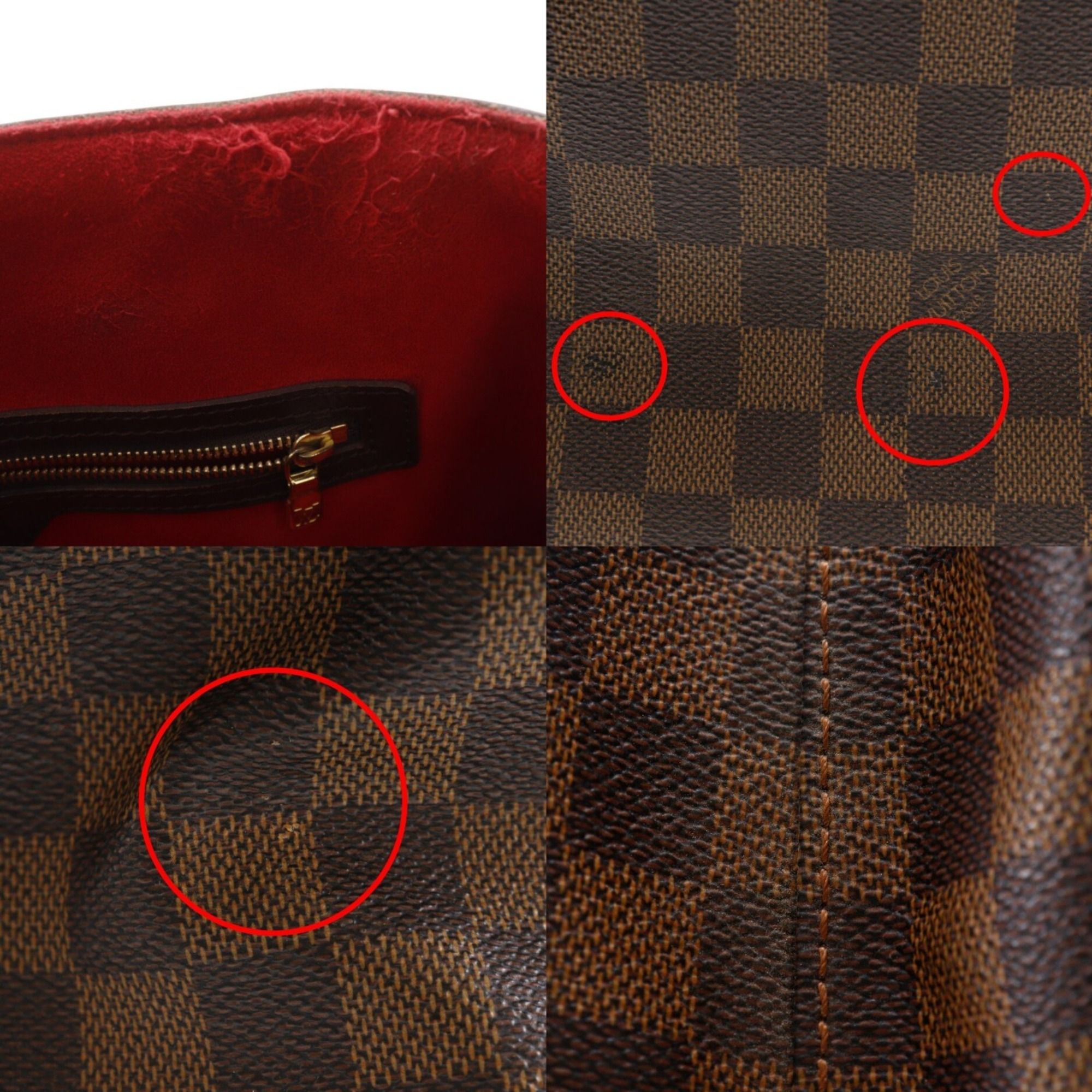 Damier Damier Canvas Tote Bag (Pre-Owned) - Louis Vuitton - Modalova