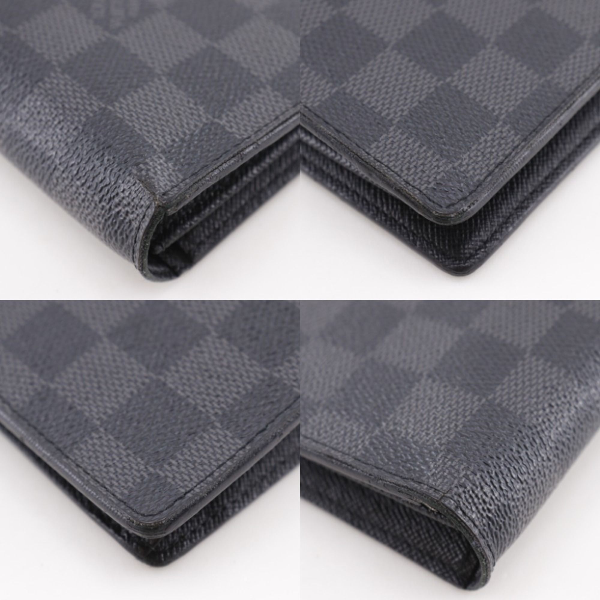 Damier Graphite Damier Graphite Long Wallet (Bi-Fold) (Pre-Owned) - Louis Vuitton - Modalova