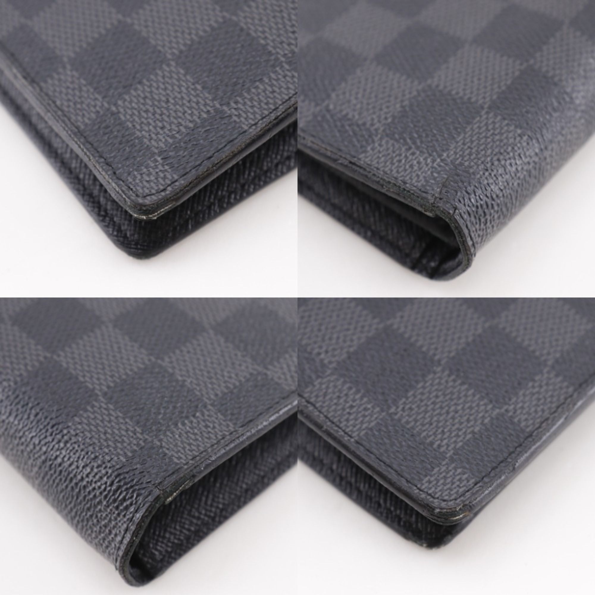 Damier Graphite Damier Graphite Long Wallet (Bi-Fold) (Pre-Owned) - Louis Vuitton - Modalova