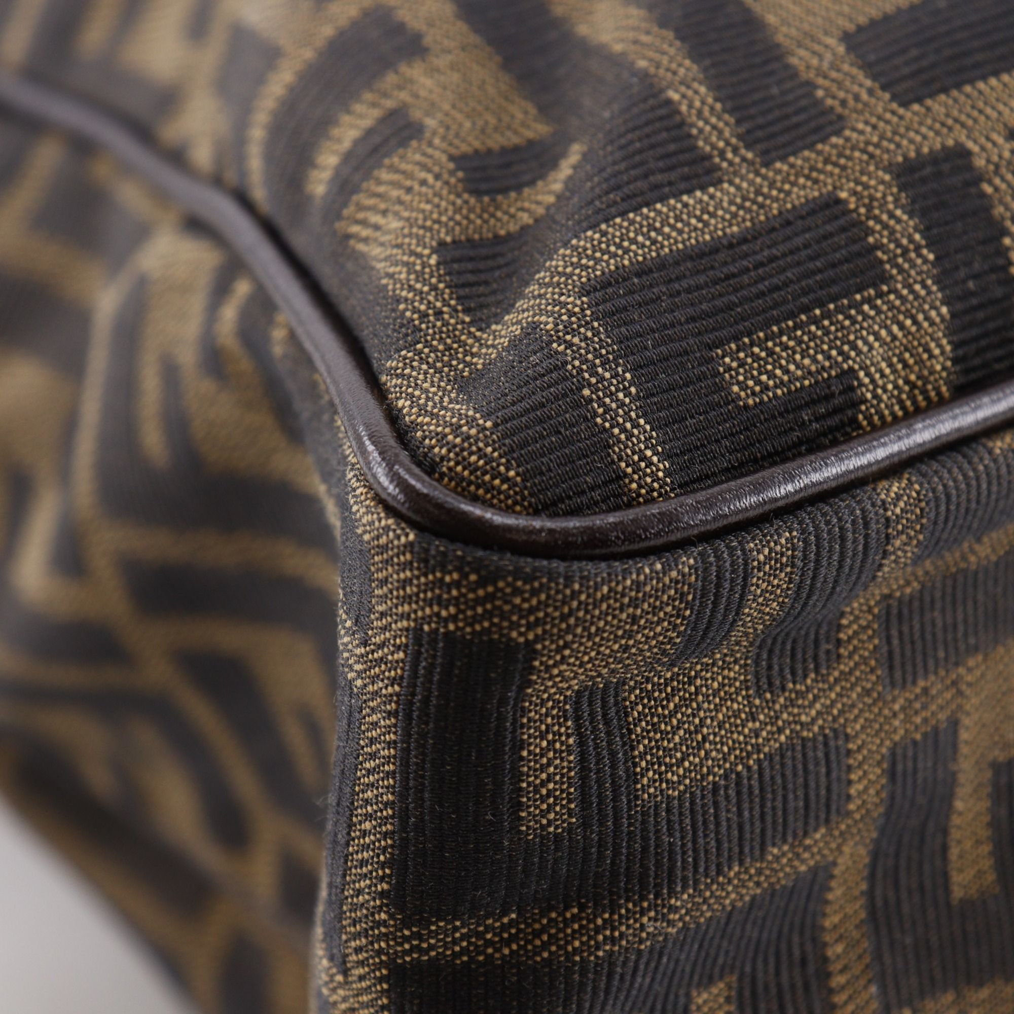 Zucca Nylon Canvas Briefcase (Pre-Owned) - Fendi - Modalova