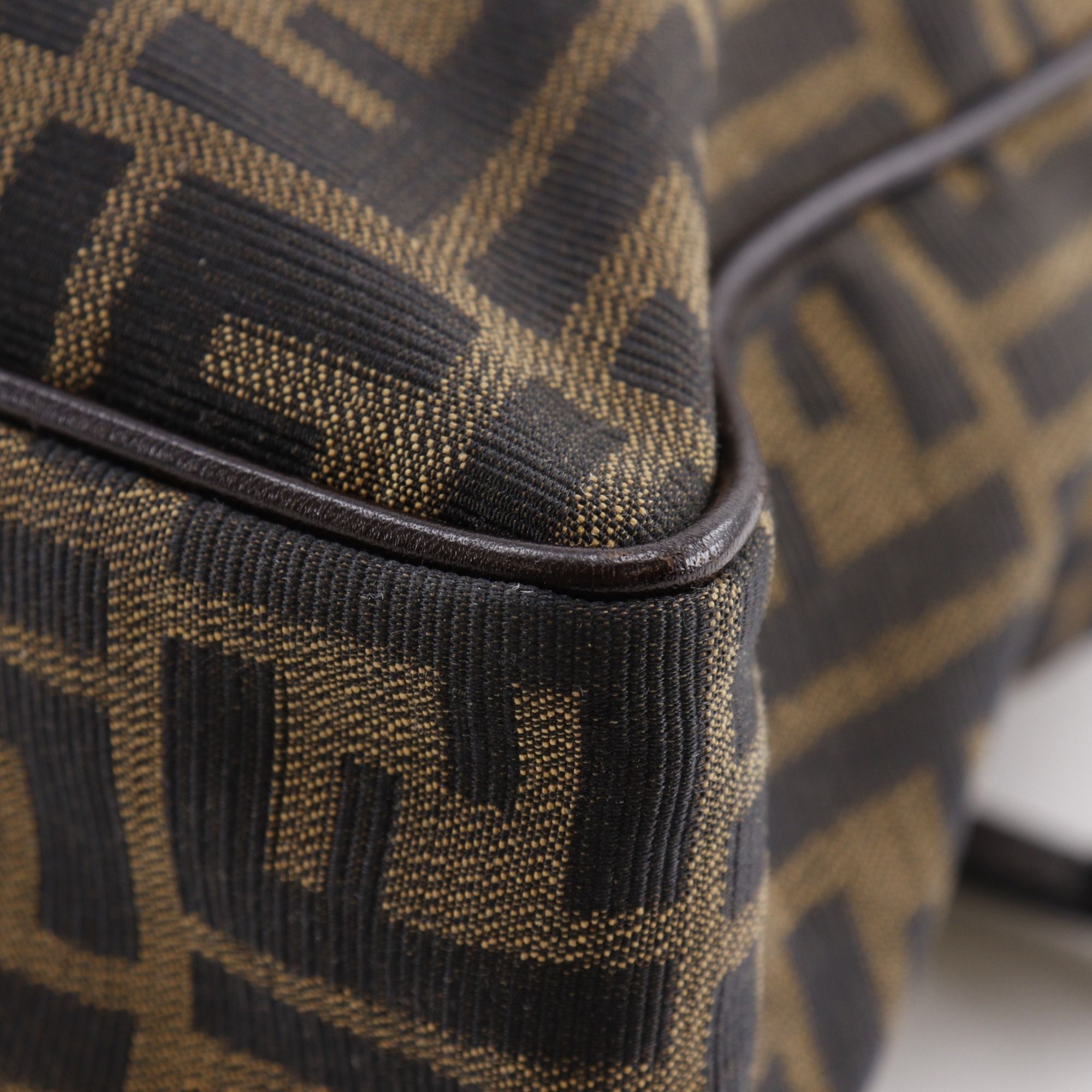 Zucca Nylon Canvas Briefcase (Pre-Owned) - Fendi - Modalova