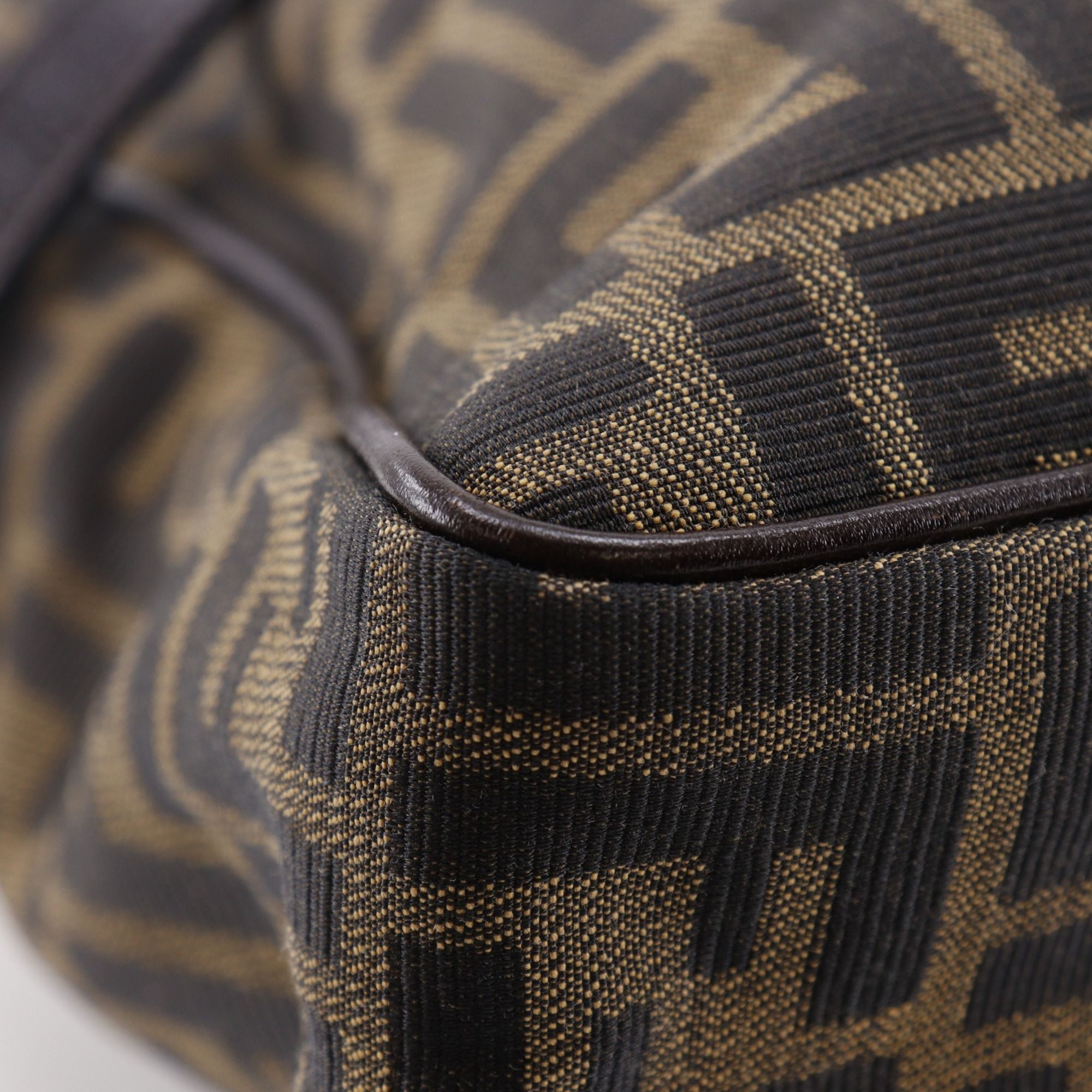Zucca Nylon Canvas Briefcase (Pre-Owned) - Fendi - Modalova