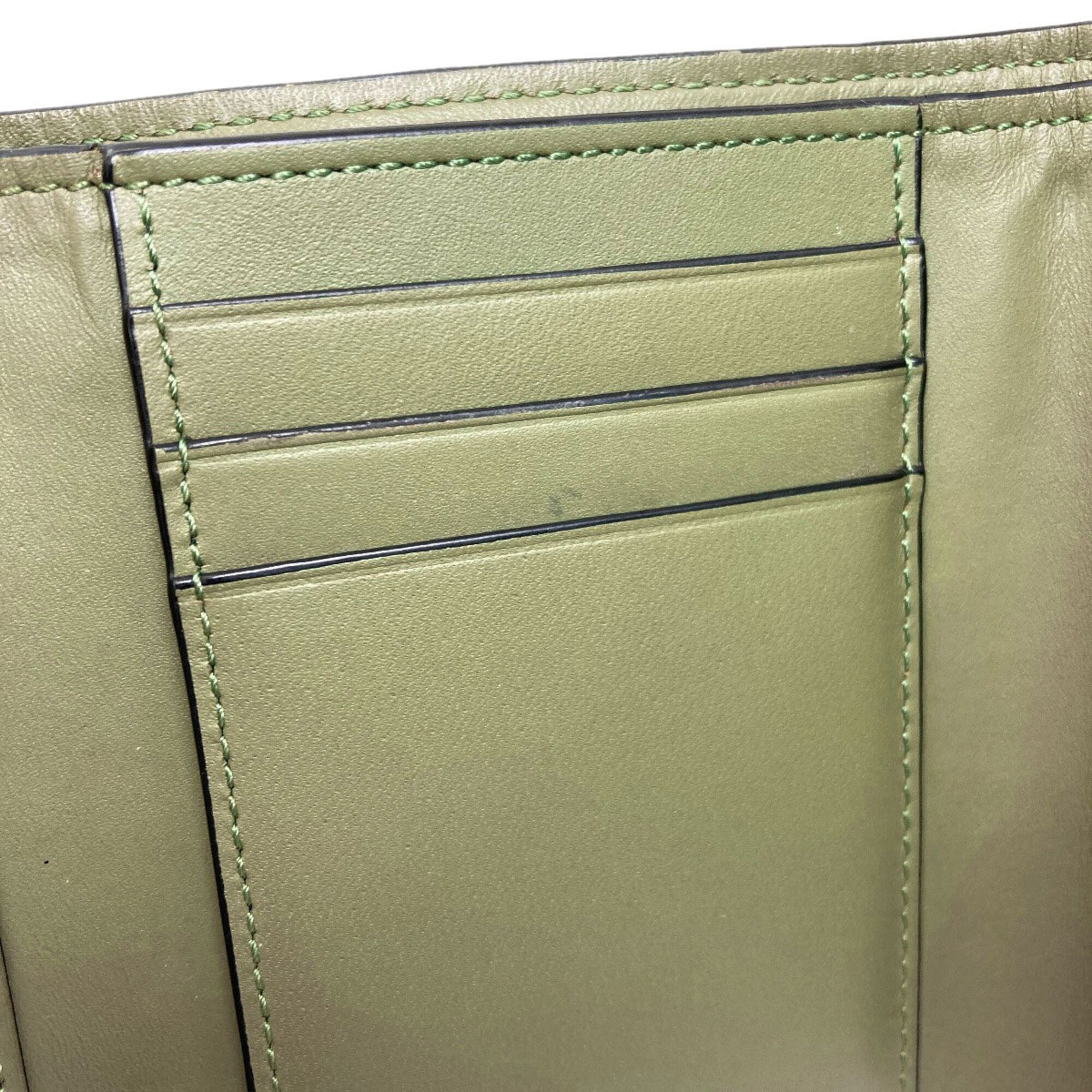 Repeat Leather Wallet (Tri-Fold) (Pre-Owned) - Loewe - Modalova