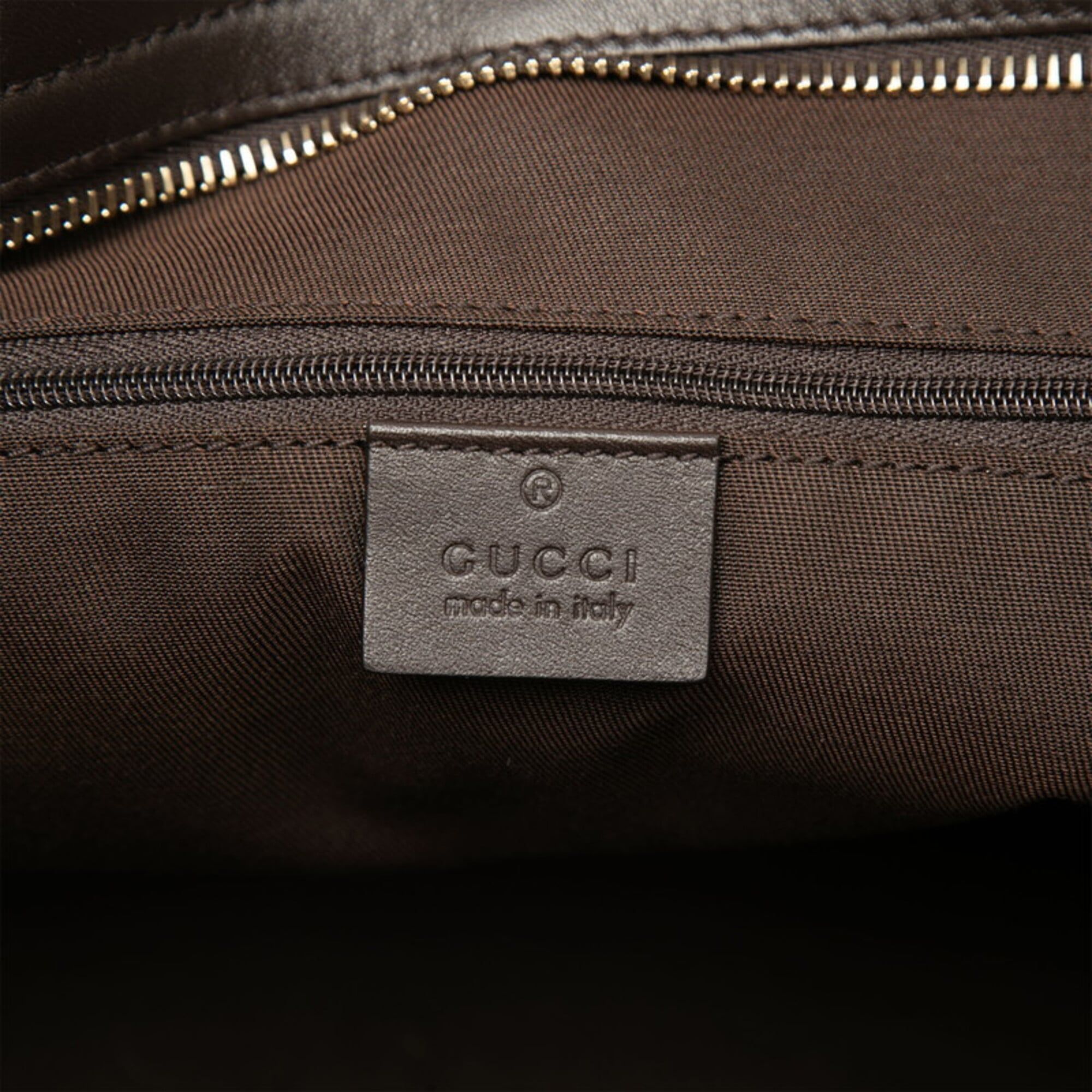 Canvas Leather Shoulder Bag (Pre-Owned) - Gucci - Modalova